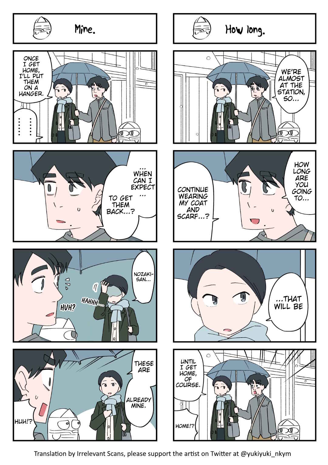 Page 1 Chapter 129 Yuurei to Tsukareta Kaishain