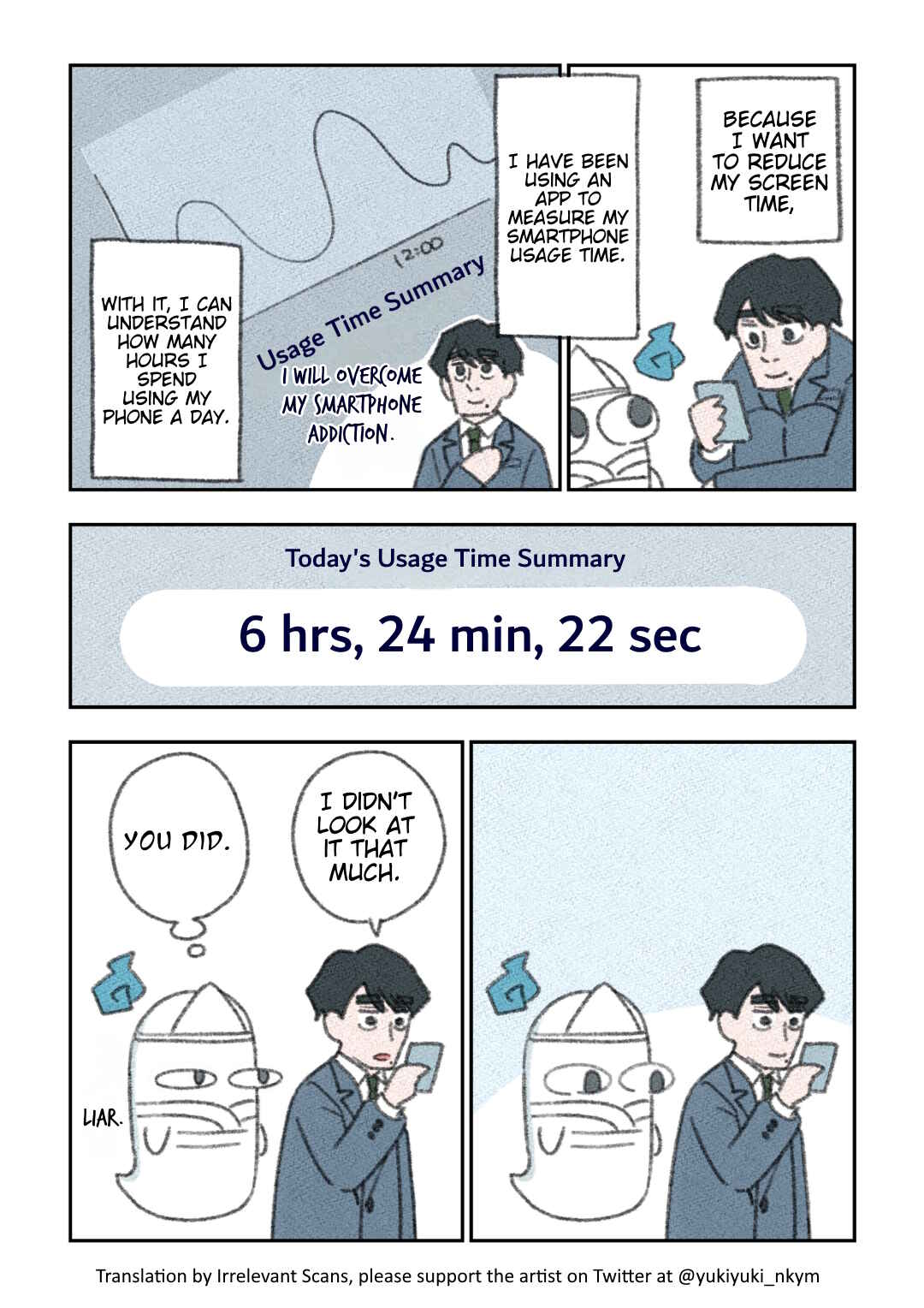 Page 1 Chapter 11 Yuurei to Tsukareta Kaishain