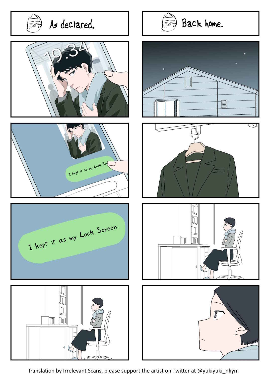 Page 1 Chapter 134 Yuurei to Tsukareta Kaishain