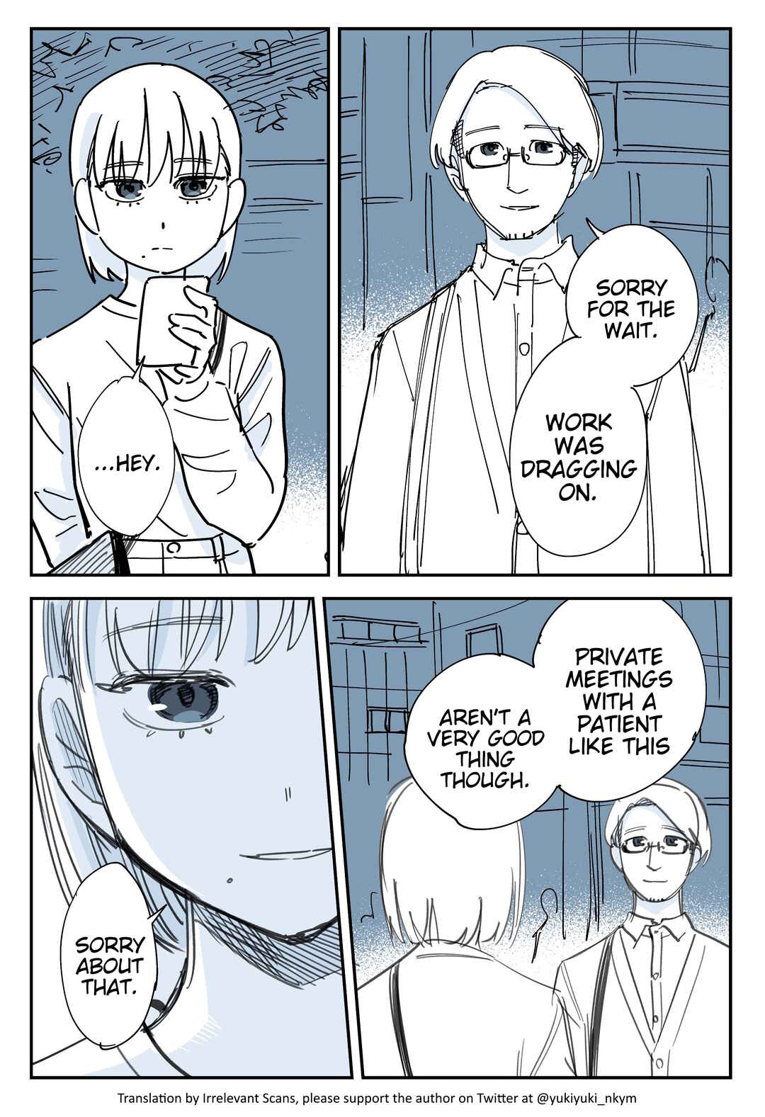 Page 1 Chapter 476 Yuurei to Tsukareta Kaishain