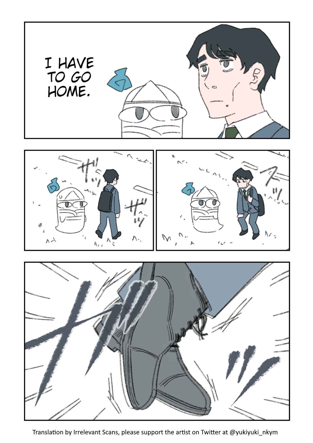 Page 1 Chapter 20 Yuurei to Tsukareta Kaishain