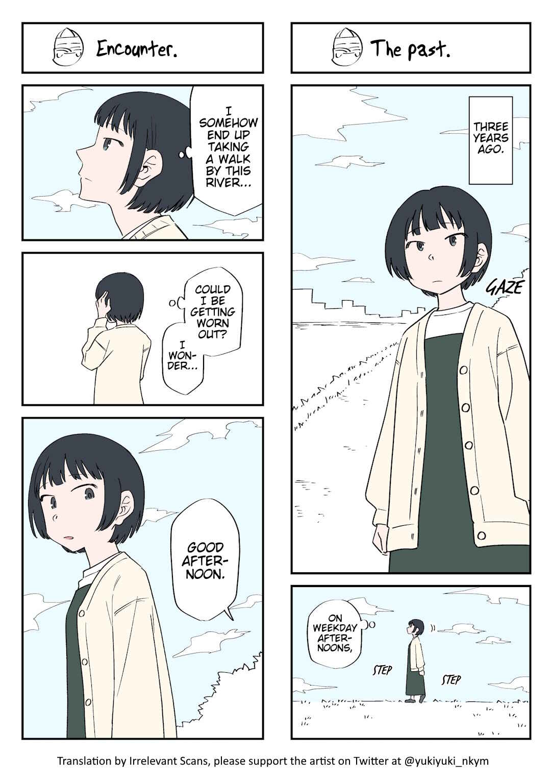 Page 1 Chapter 192 Yuurei to Tsukareta Kaishain