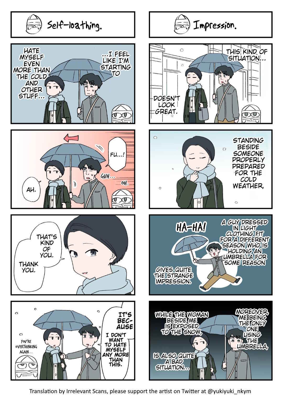 Page 1 Chapter 128 Yuurei to Tsukareta Kaishain