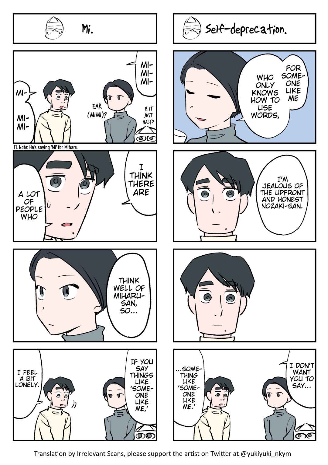 Page 1 Chapter 85 Yuurei to Tsukareta Kaishain