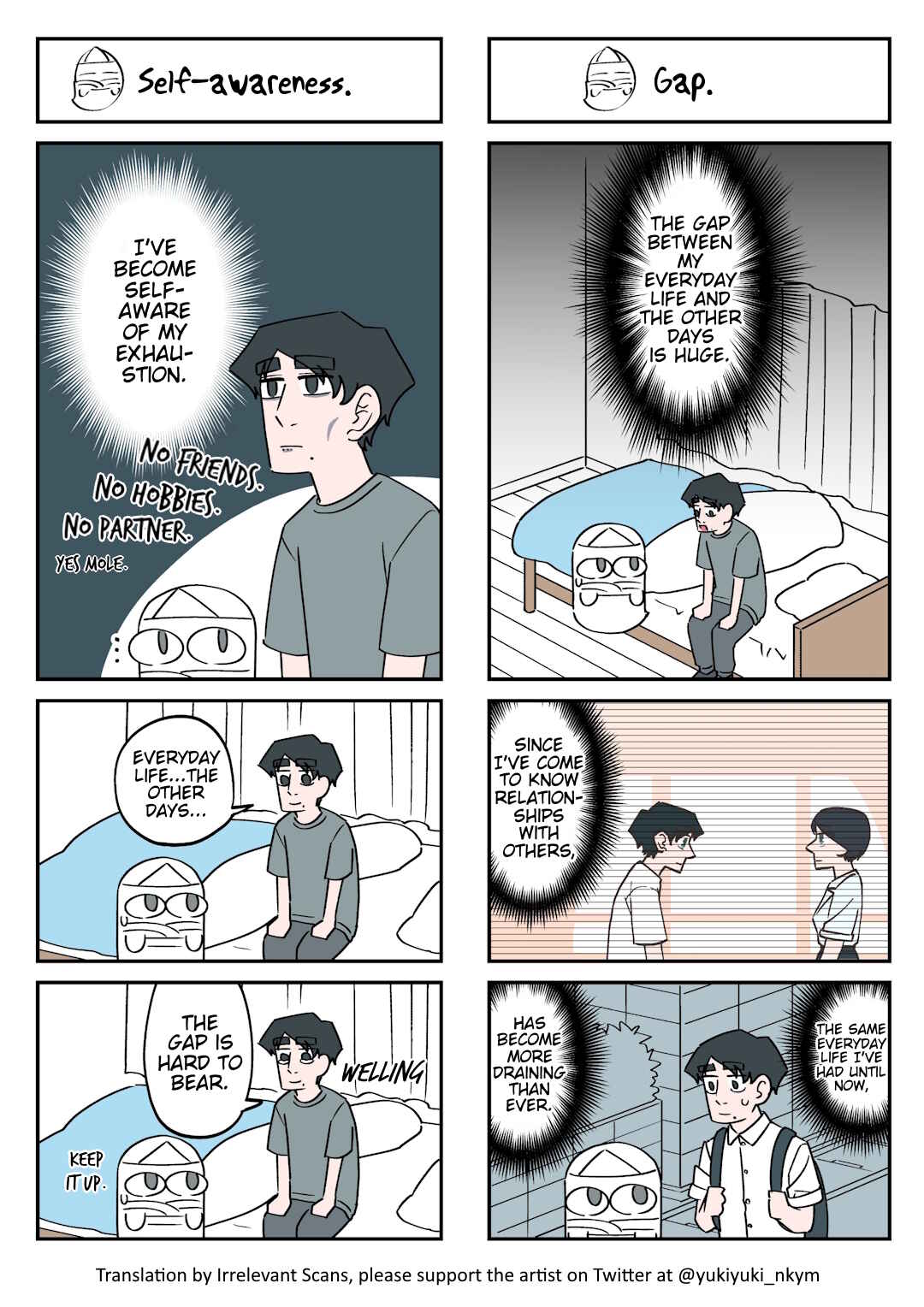 Page 1 Chapter 255 Yuurei to Tsukareta Kaishain