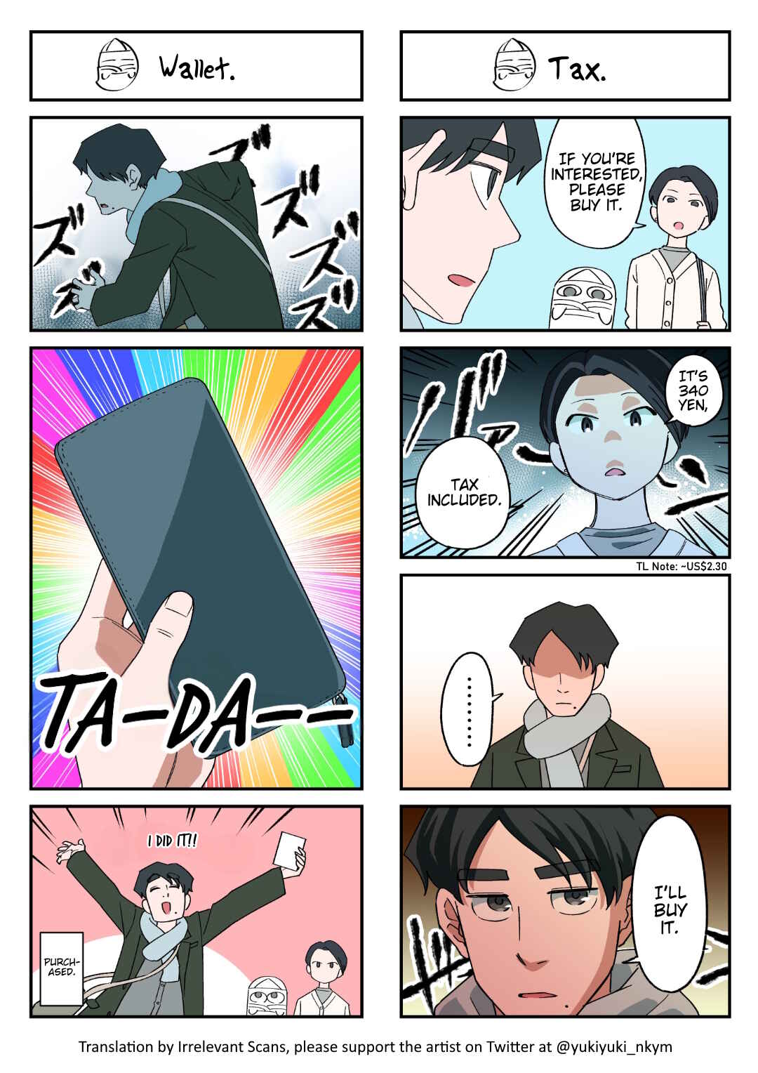 Page 1 Chapter 123 Yuurei to Tsukareta Kaishain