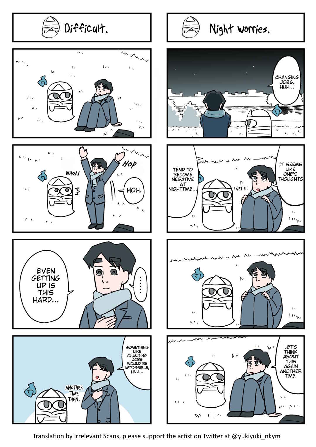 Page 1 Chapter 105 Yuurei to Tsukareta Kaishain