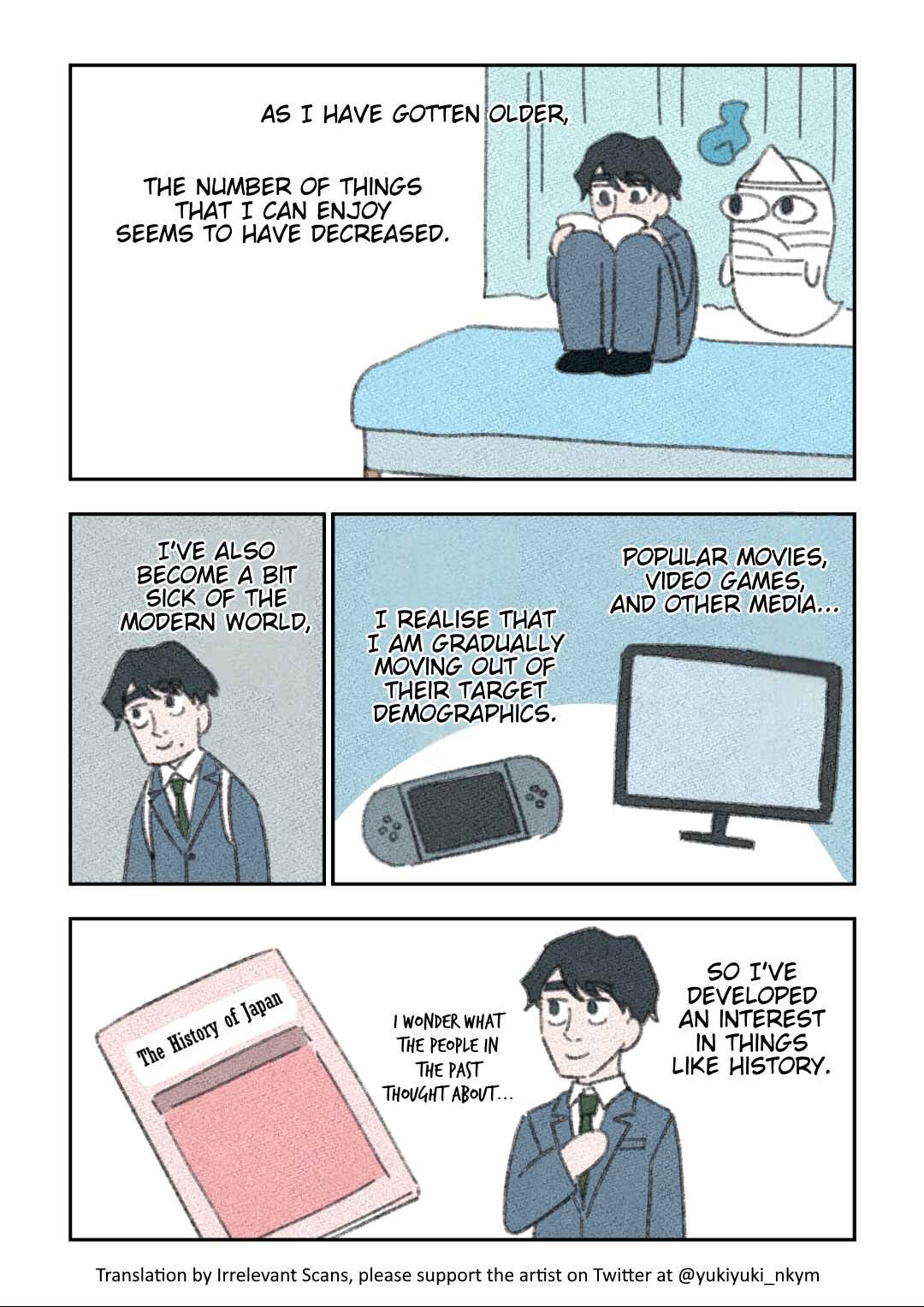 Page 1 Chapter 8 Yuurei to Tsukareta Kaishain