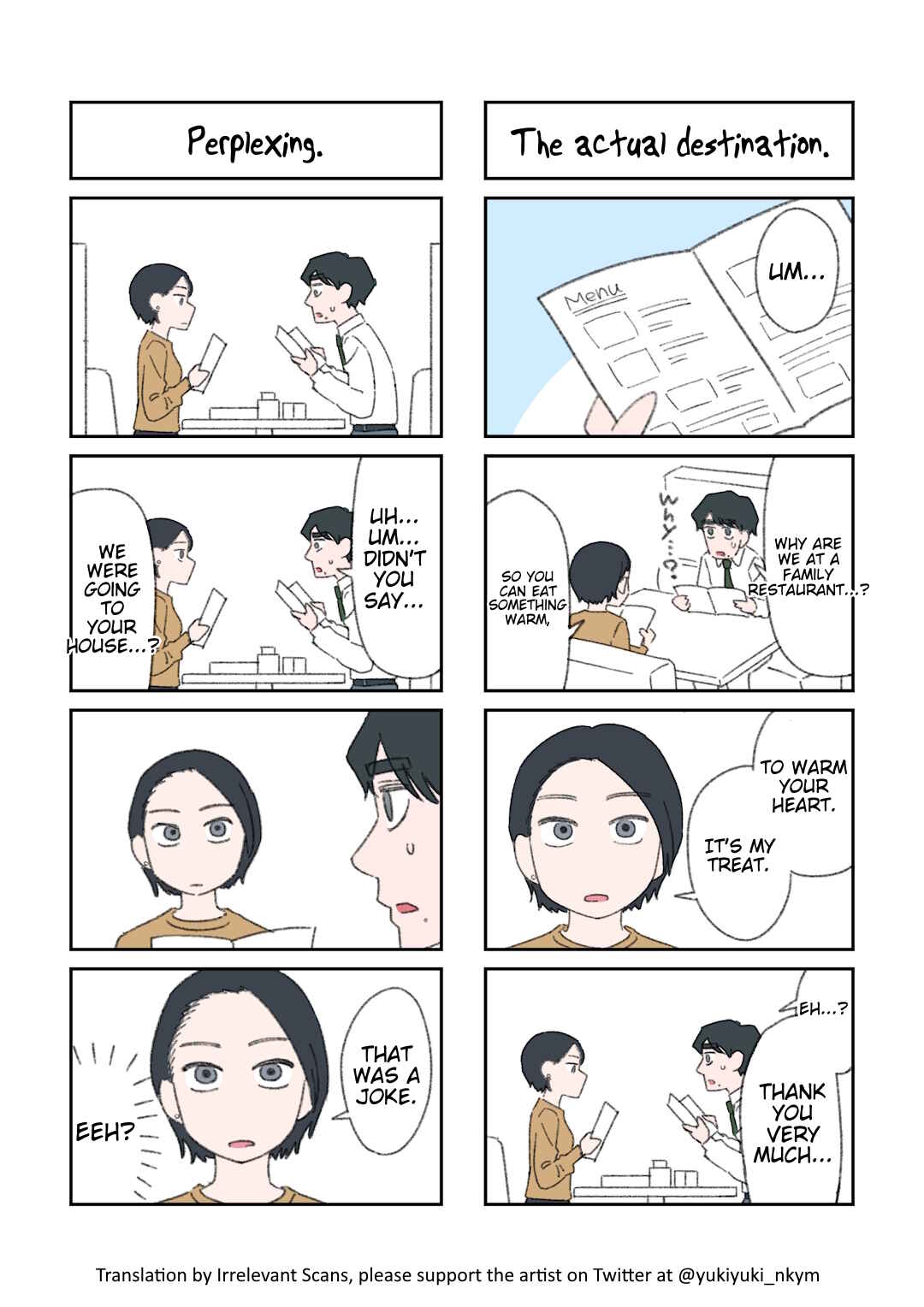 Page 1 Chapter 23 Yuurei to Tsukareta Kaishain