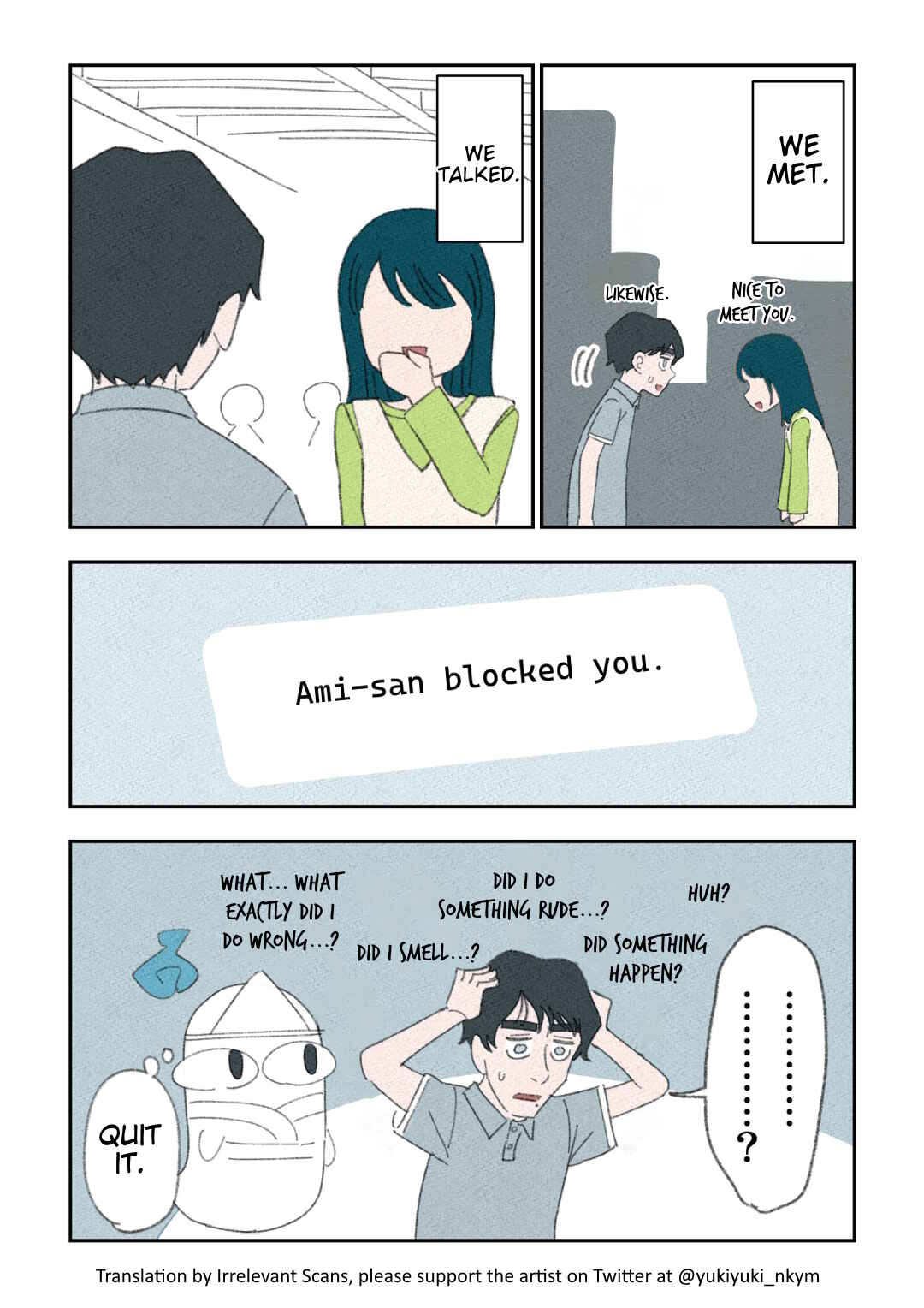 Page 1 Chapter 6 Yuurei to Tsukareta Kaishain