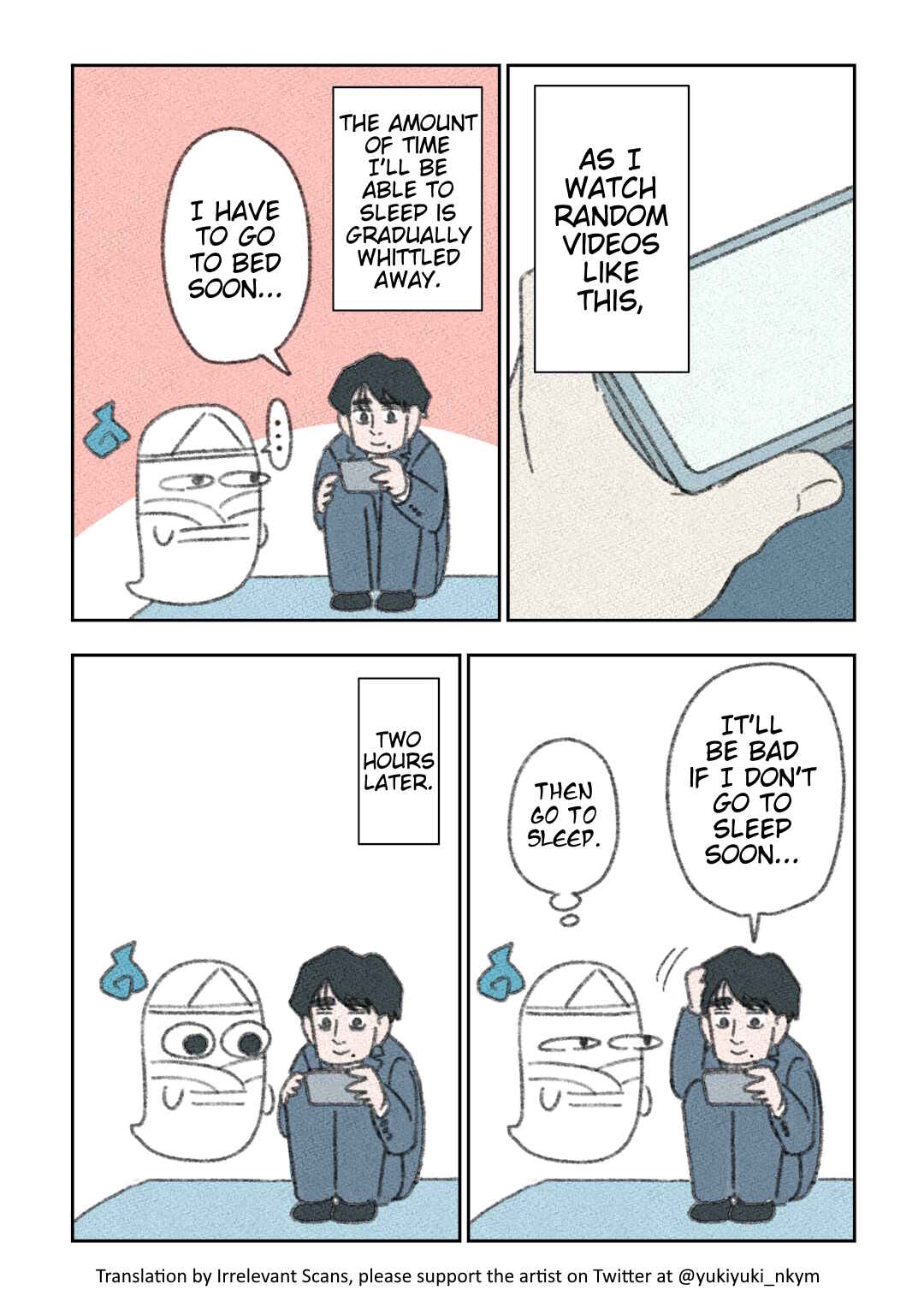 Page 1 Chapter 10 Yuurei to Tsukareta Kaishain