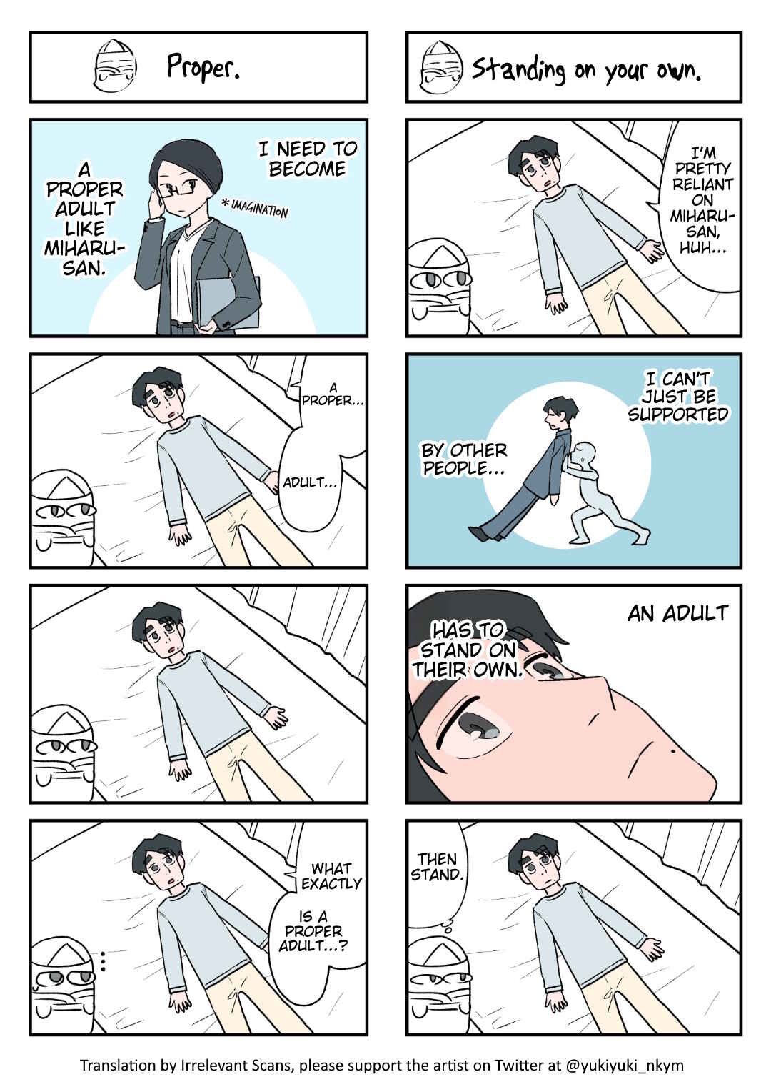 Page 1 Chapter 98 Yuurei to Tsukareta Kaishain