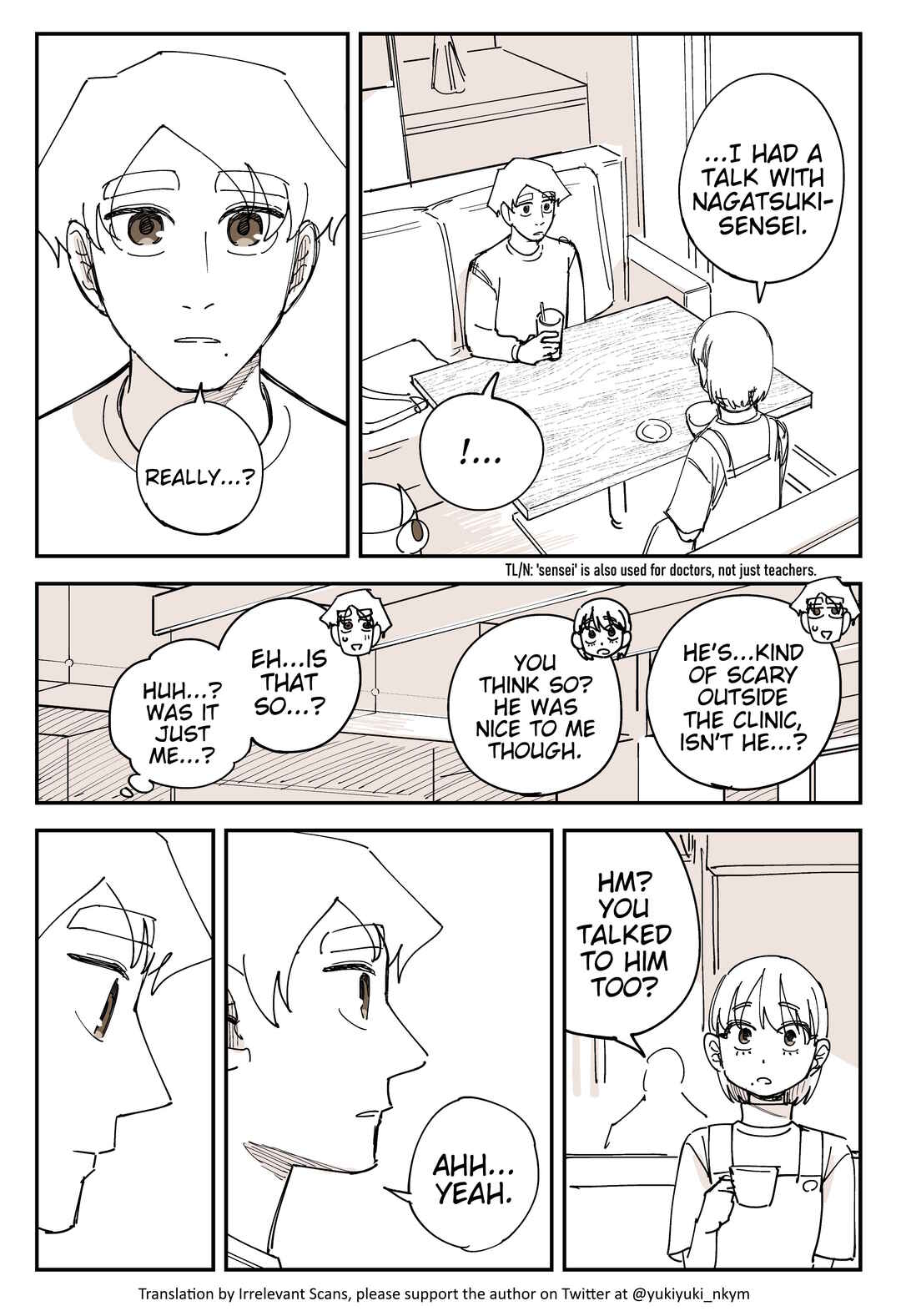 Page 1 Chapter 513 Yuurei to Tsukareta Kaishain