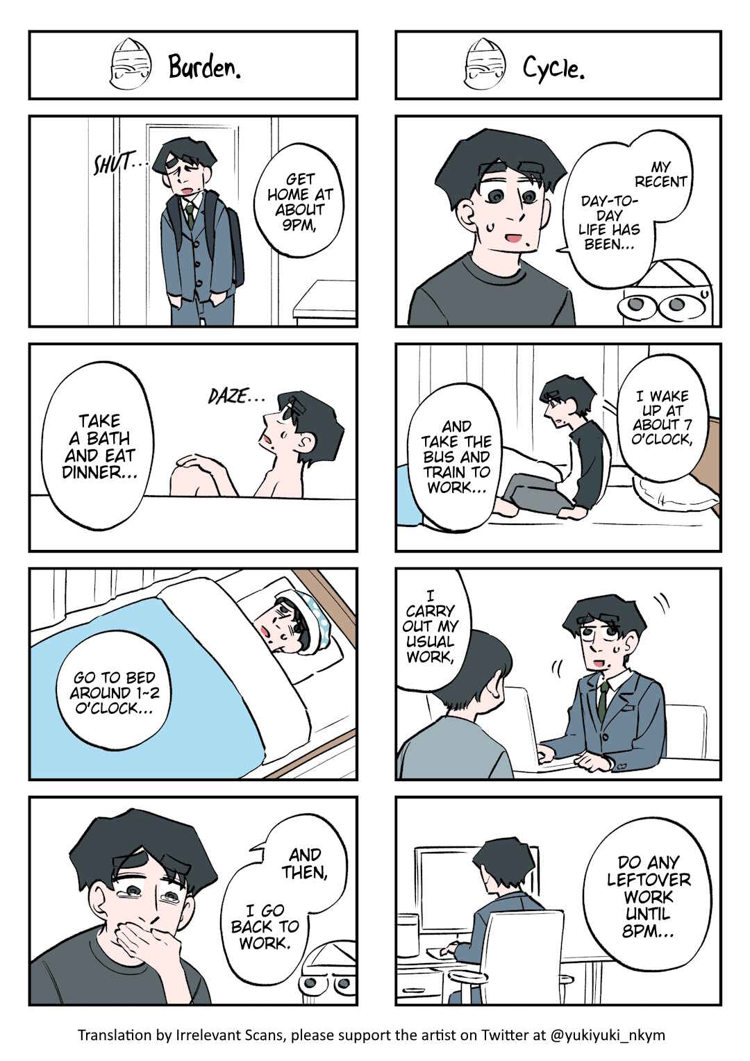 Page 1 Chapter 270 Yuurei to Tsukareta Kaishain