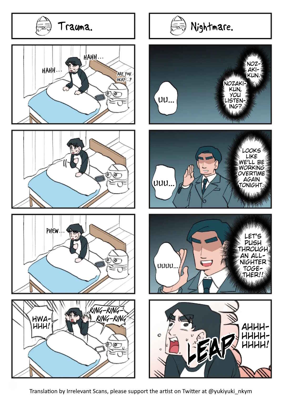 Page 1 Chapter 8.5 Yuurei to Tsukareta Kaishain