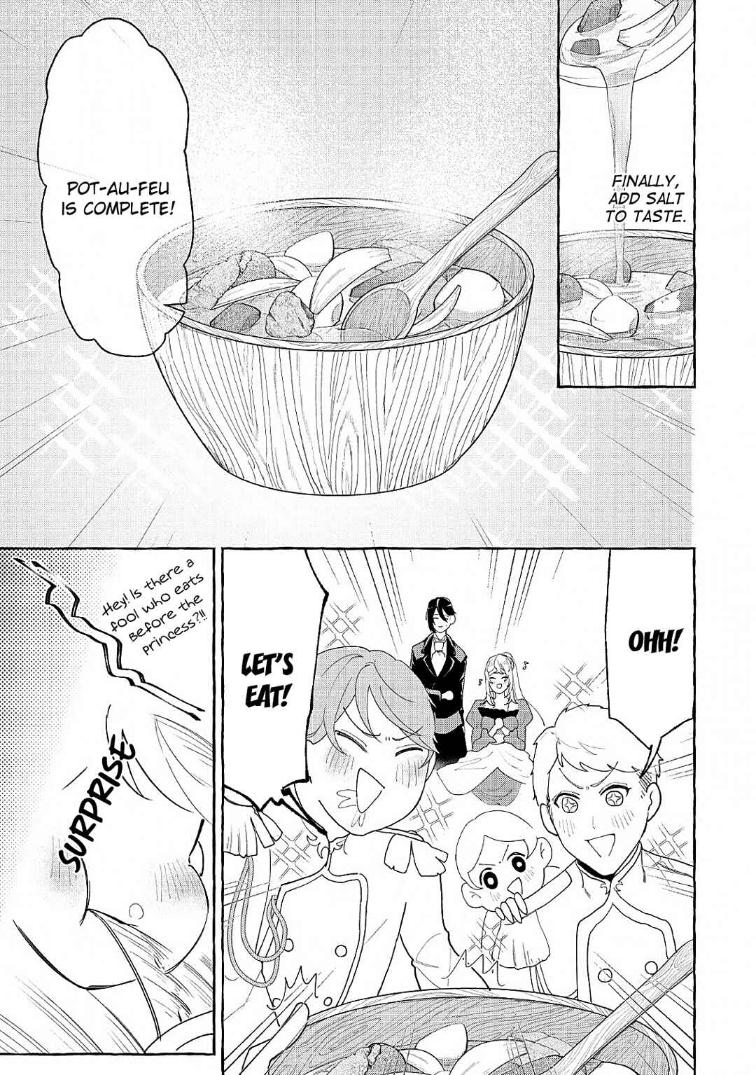 Page 7 Chapter 3 Tensei-saki de Suterareta Node, Mofumofu-tachi to Oryouri Shimasu ~Okazari Ouhi wa My Pace ni Saikyou Desu~