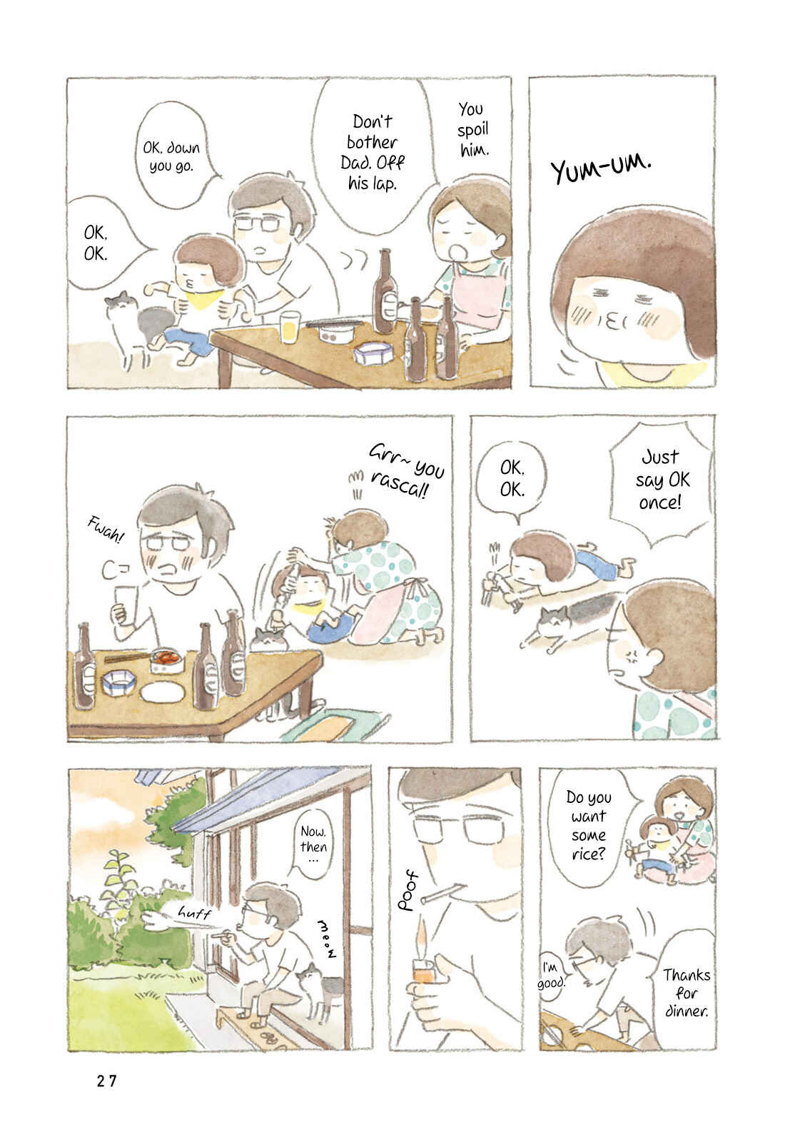 Page 5 Chapter 3 Little Ken and a Cat. Sometimes a Duck