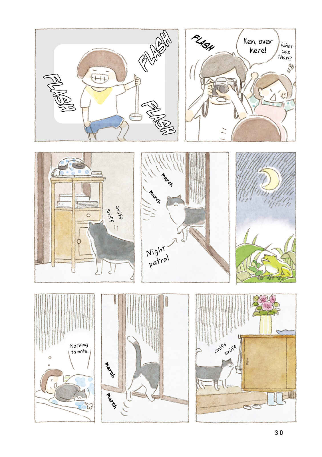 Page 8 Chapter 3 Little Ken and a Cat. Sometimes a Duck