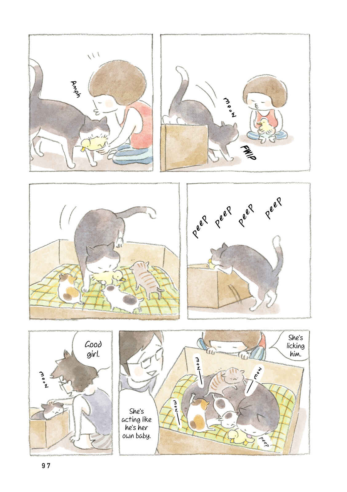 Page 7 Chapter 11 Little Ken and a Cat. Sometimes a Duck