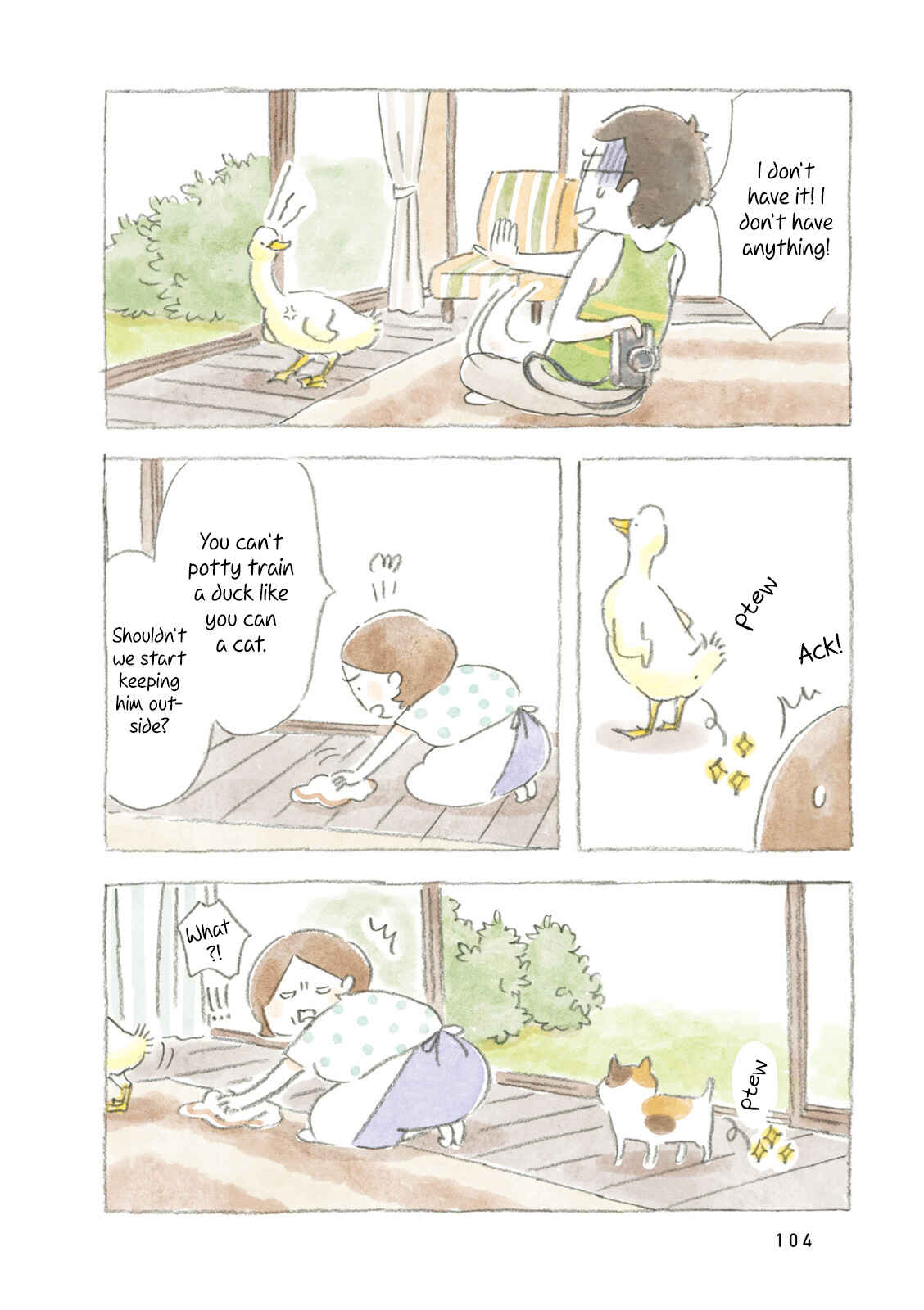 Page 4 Chapter 12 Little Ken and a Cat. Sometimes a Duck