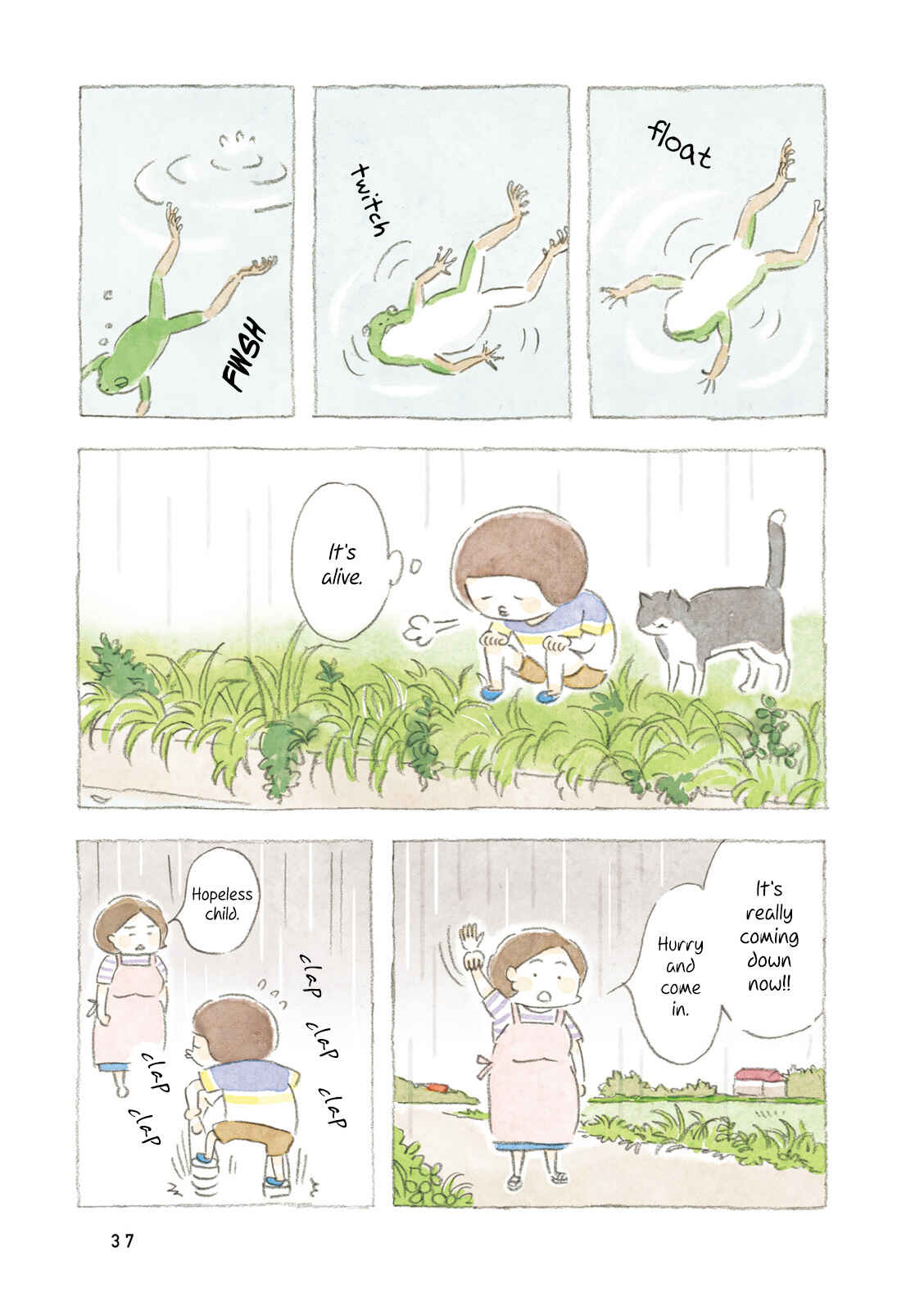 Page 7 Chapter 4 Little Ken and a Cat. Sometimes a Duck