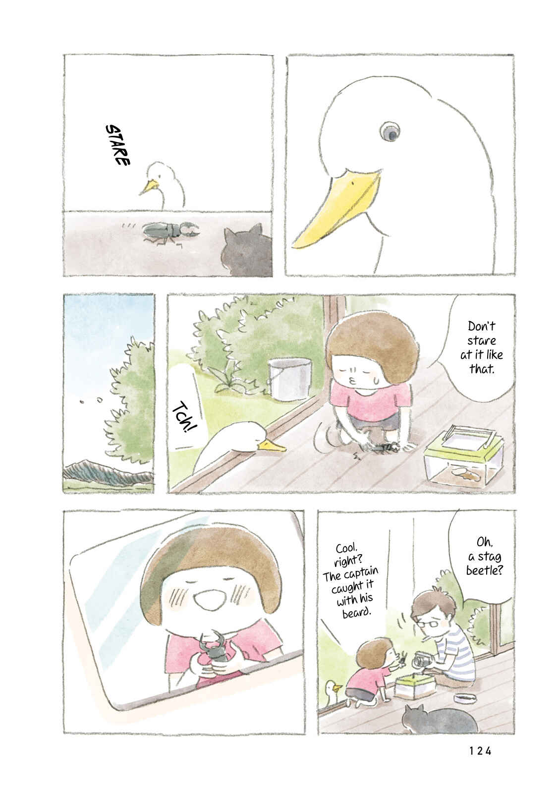 Page 8 Chapter 14 Little Ken and a Cat. Sometimes a Duck
