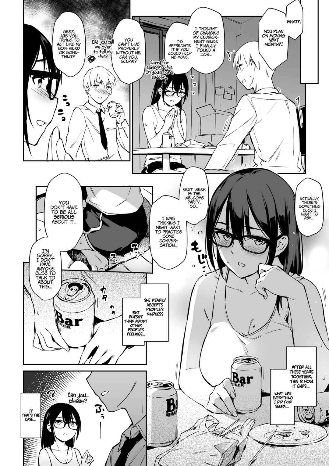 Page 4 Chapter Unknown_9efb Commushou Senpai to no SEX Simulation