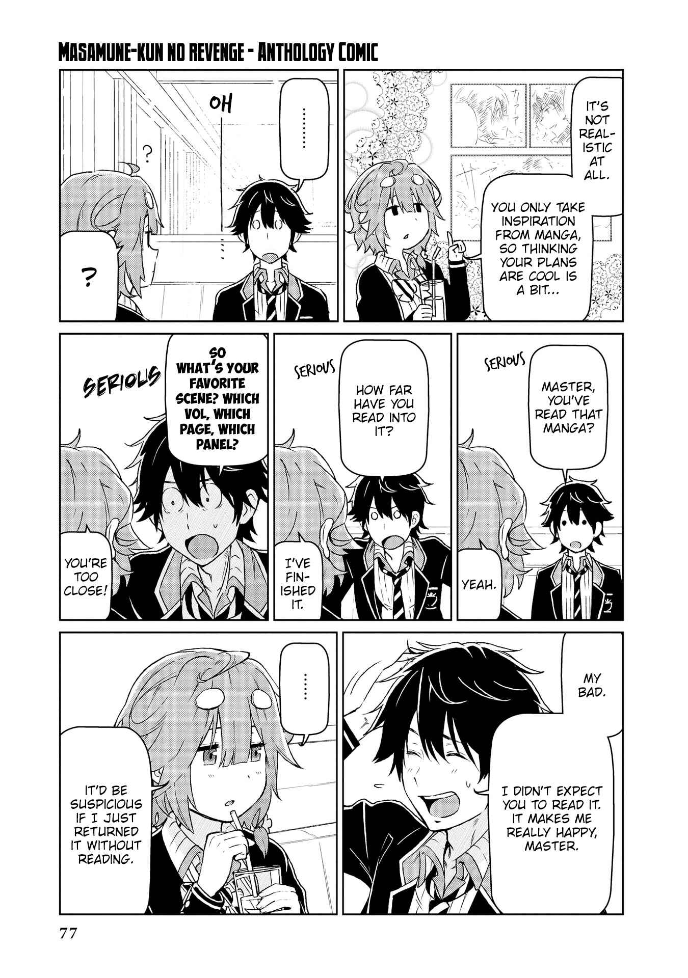 Page 4 Chapter 7 Masamune-kun no Revenge Anthology Comic