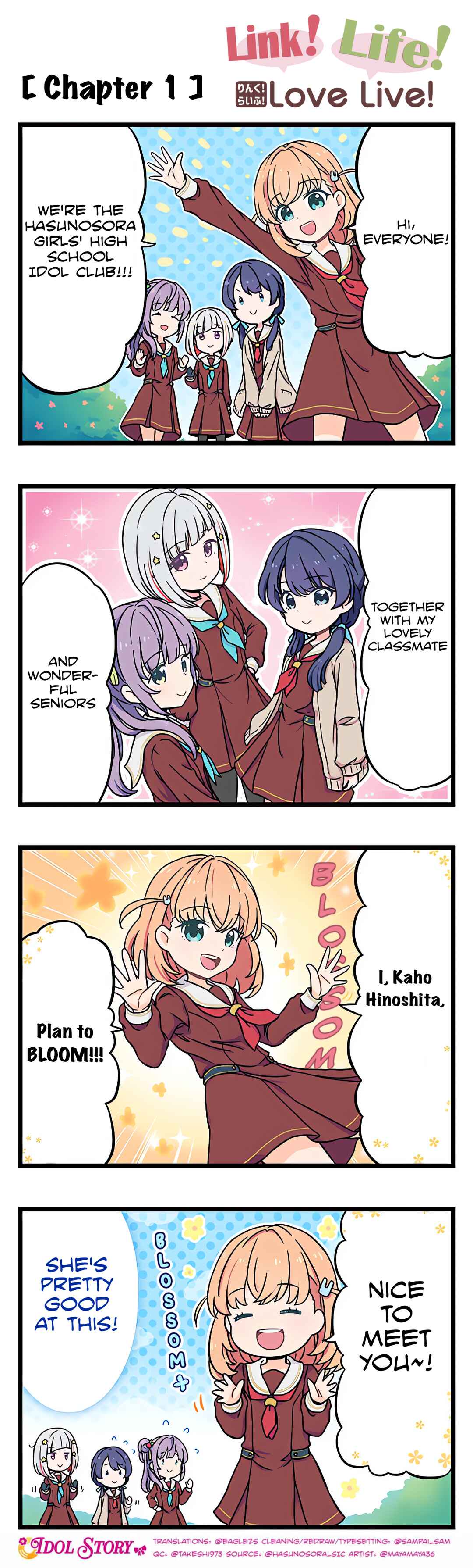 Page 1 Chapter 1 Link! Life! Love Live!