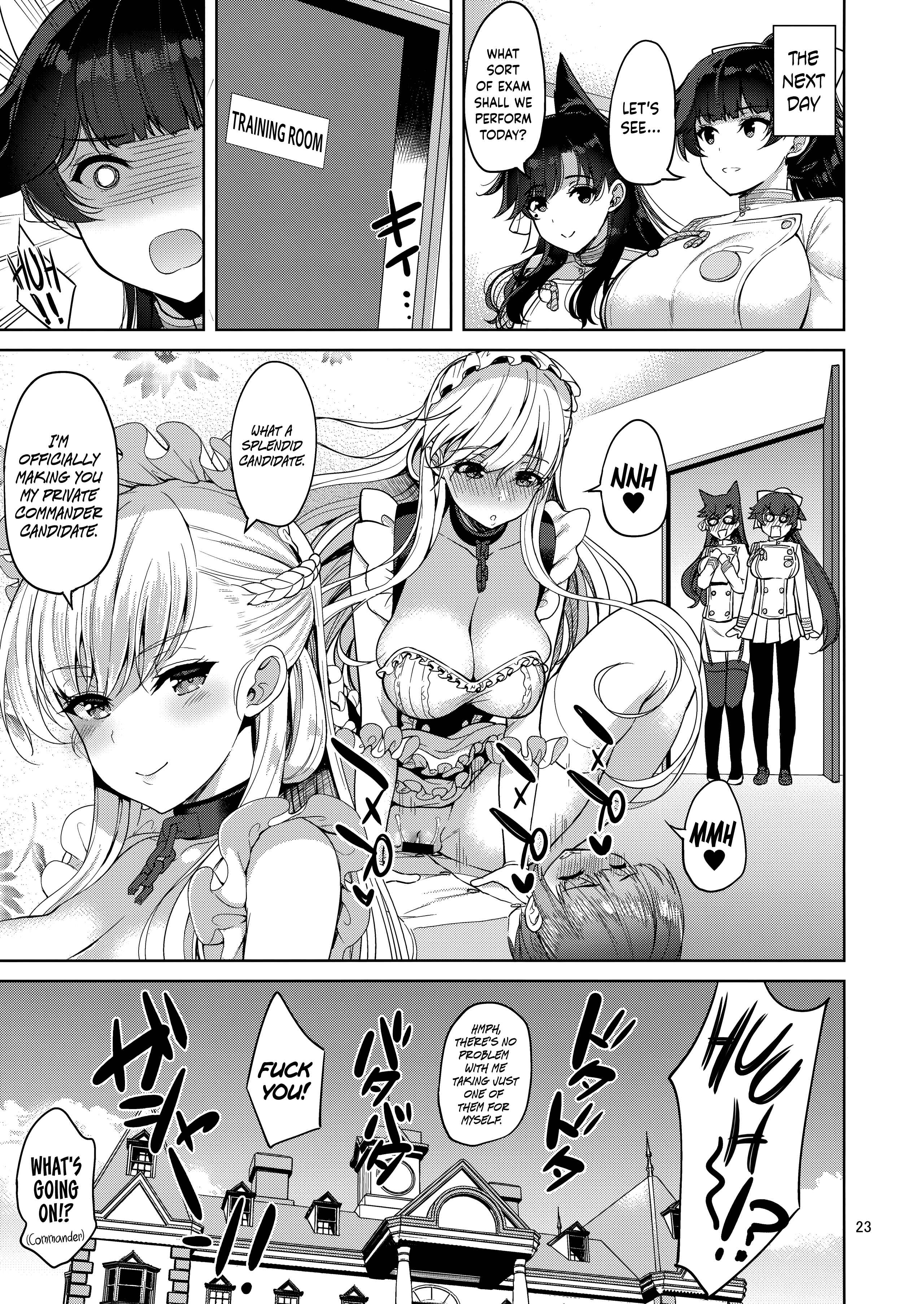 Page 22 Chapter Unknown_4134 Azur lane - Atago-san to Takao-san (Doujinshi)