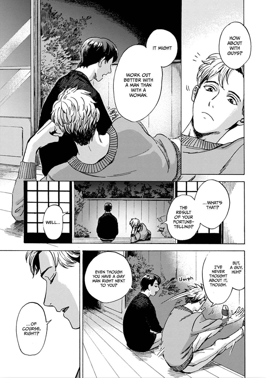 Page 38 Chapter 1 Mukuwarenai Koi no Uranaikata