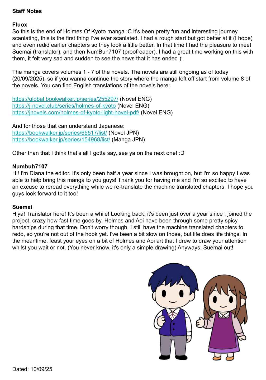 Page 55 Chapter 78 Kyouto Teramachi Sanjou no Holmes