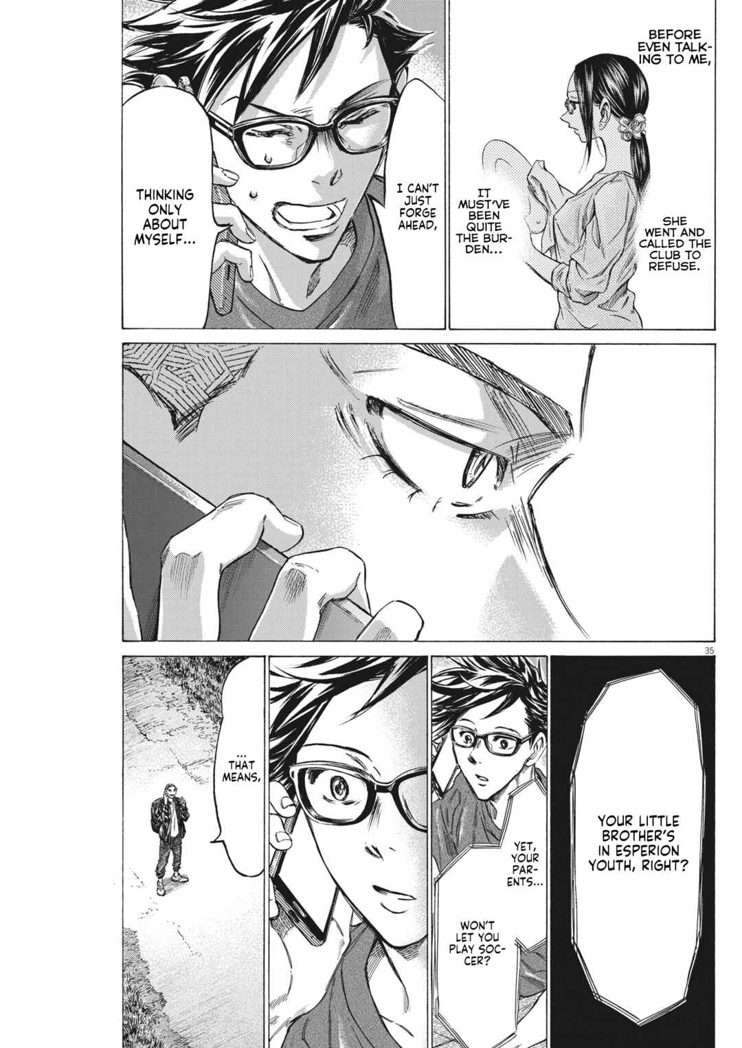 Page 36 Chapter 7 Ao Ashi Brotherfoot