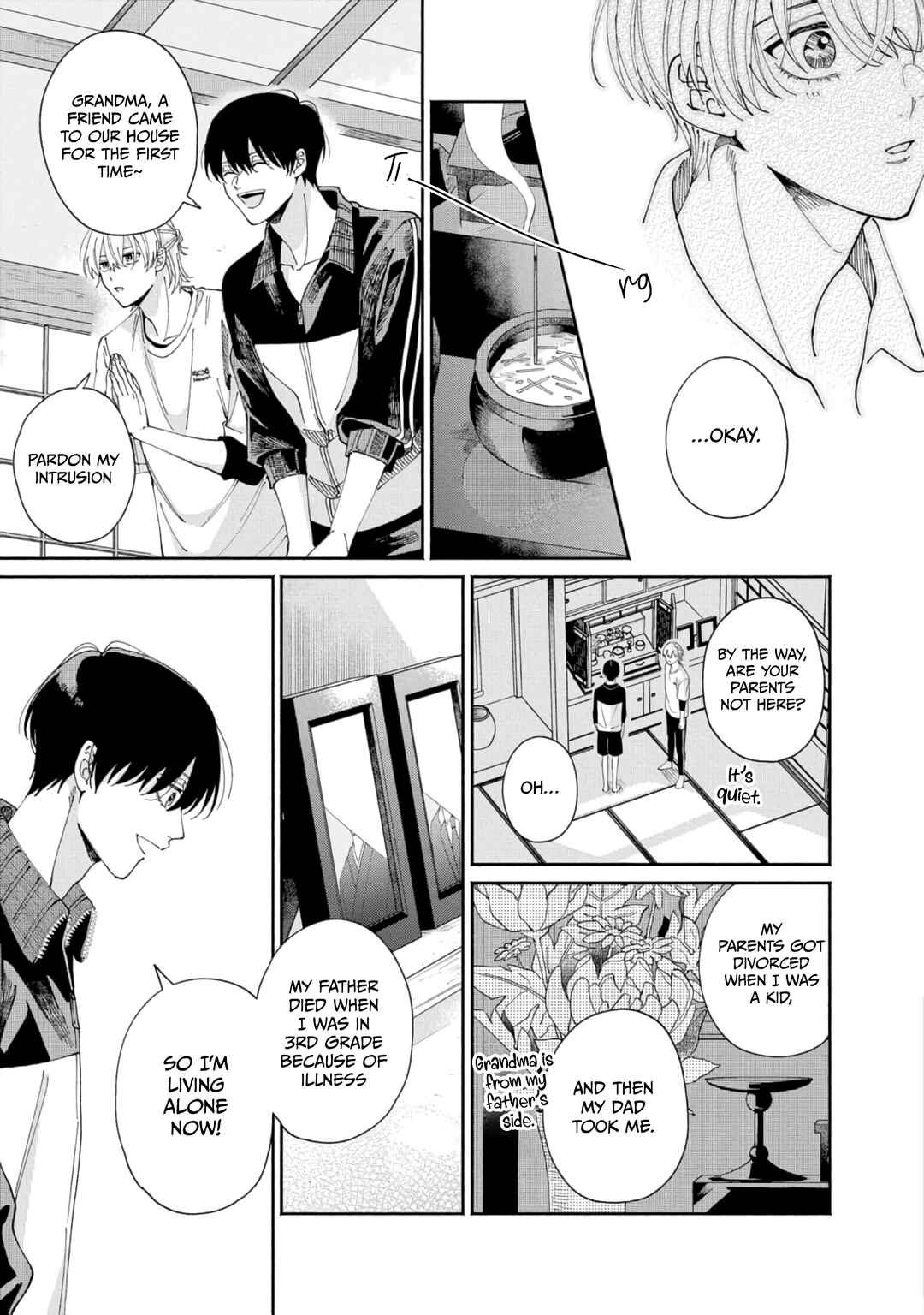Page 19 Chapter 2 Title Mitei no Prologue