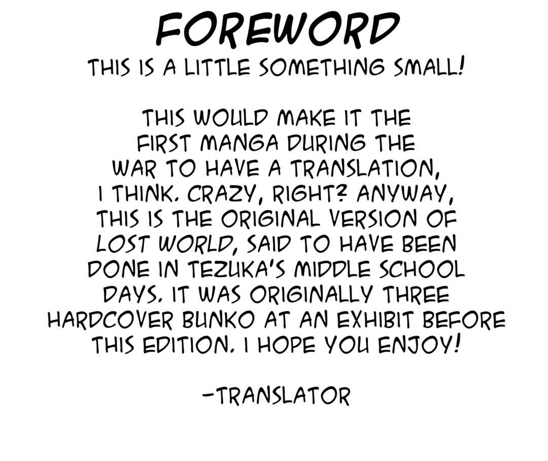 Page 1 Chapter 0 Lost World (Private Ed.)