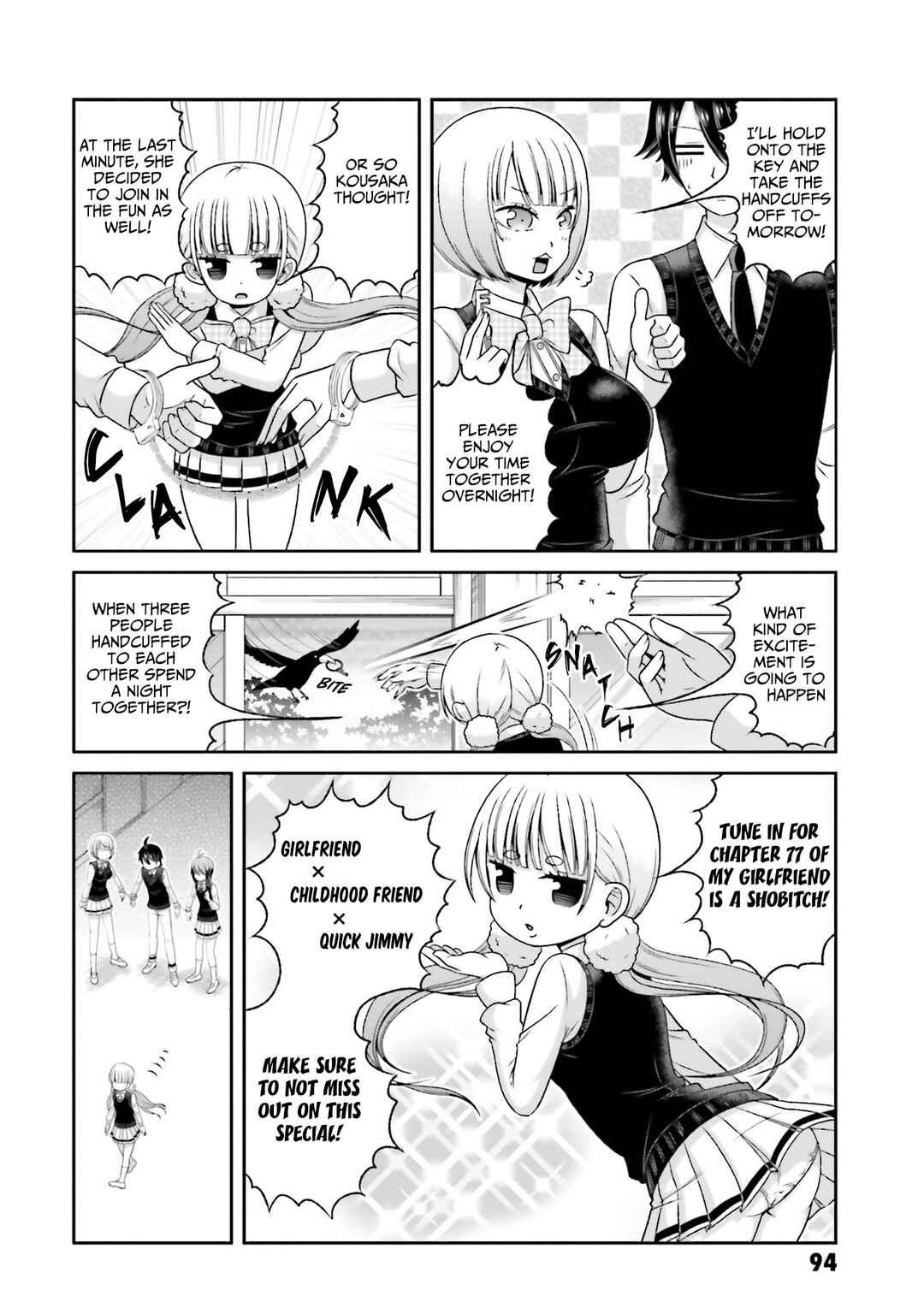 Page 3 Chapter 77 Boku no Kanojo ga Majime Sugiru Shojo Bitch na Ken