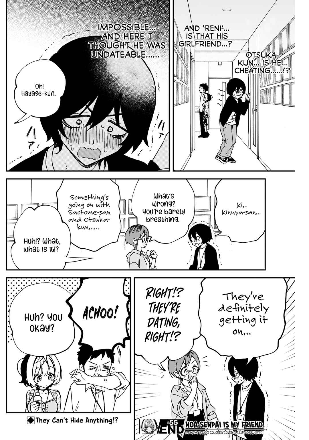 Page 19 Chapter 55 Noa-senpai wa Tomodachi.