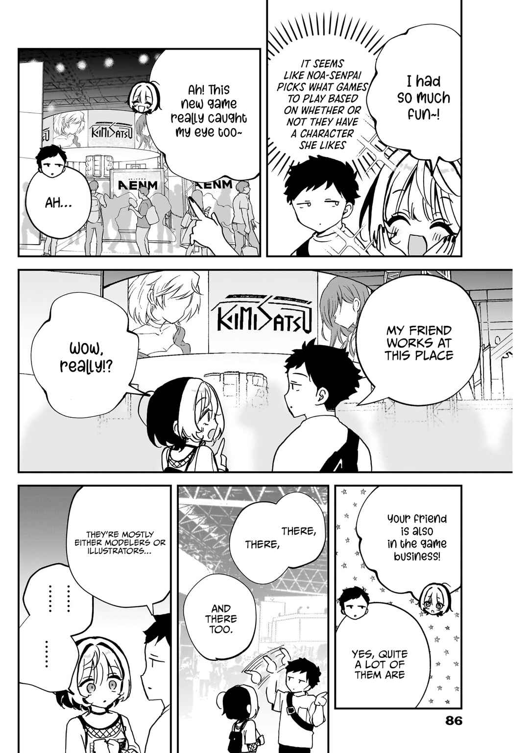 Page 9 Chapter 50 Noa-senpai wa Tomodachi.