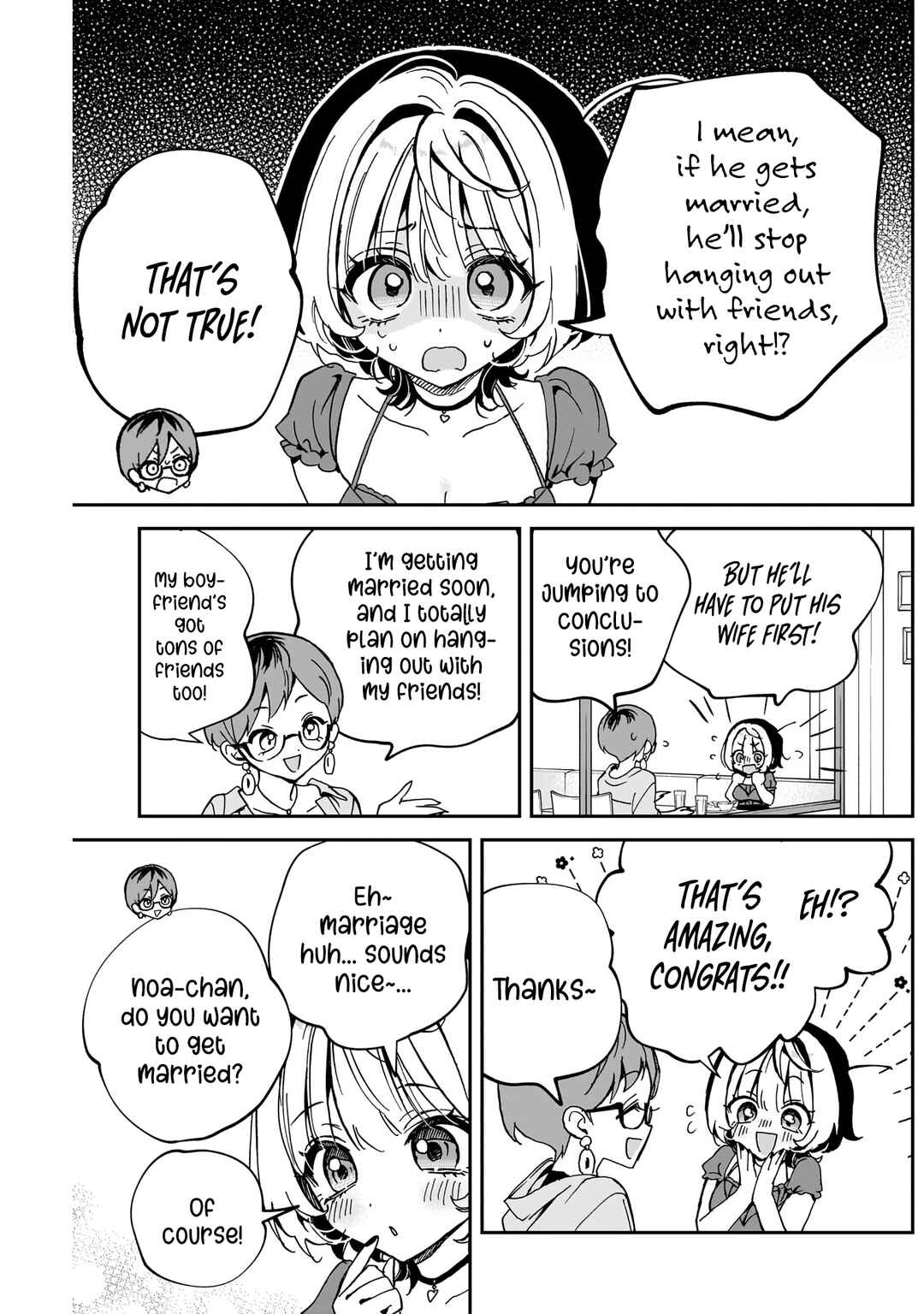 Page 12 Chapter 57 Noa-senpai wa Tomodachi.