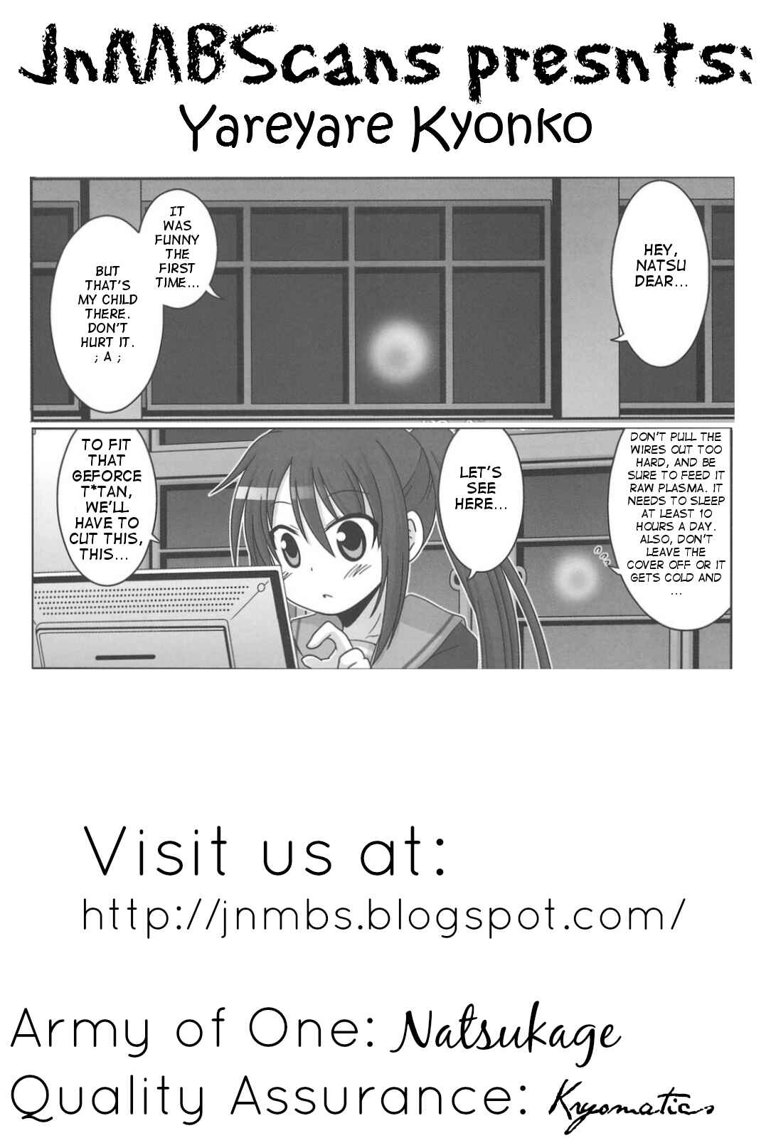 Page 35 Chapter 3 Suzumiya Haruhi no Yuuutsu - Yareyare Kyonko (Doujinshi)