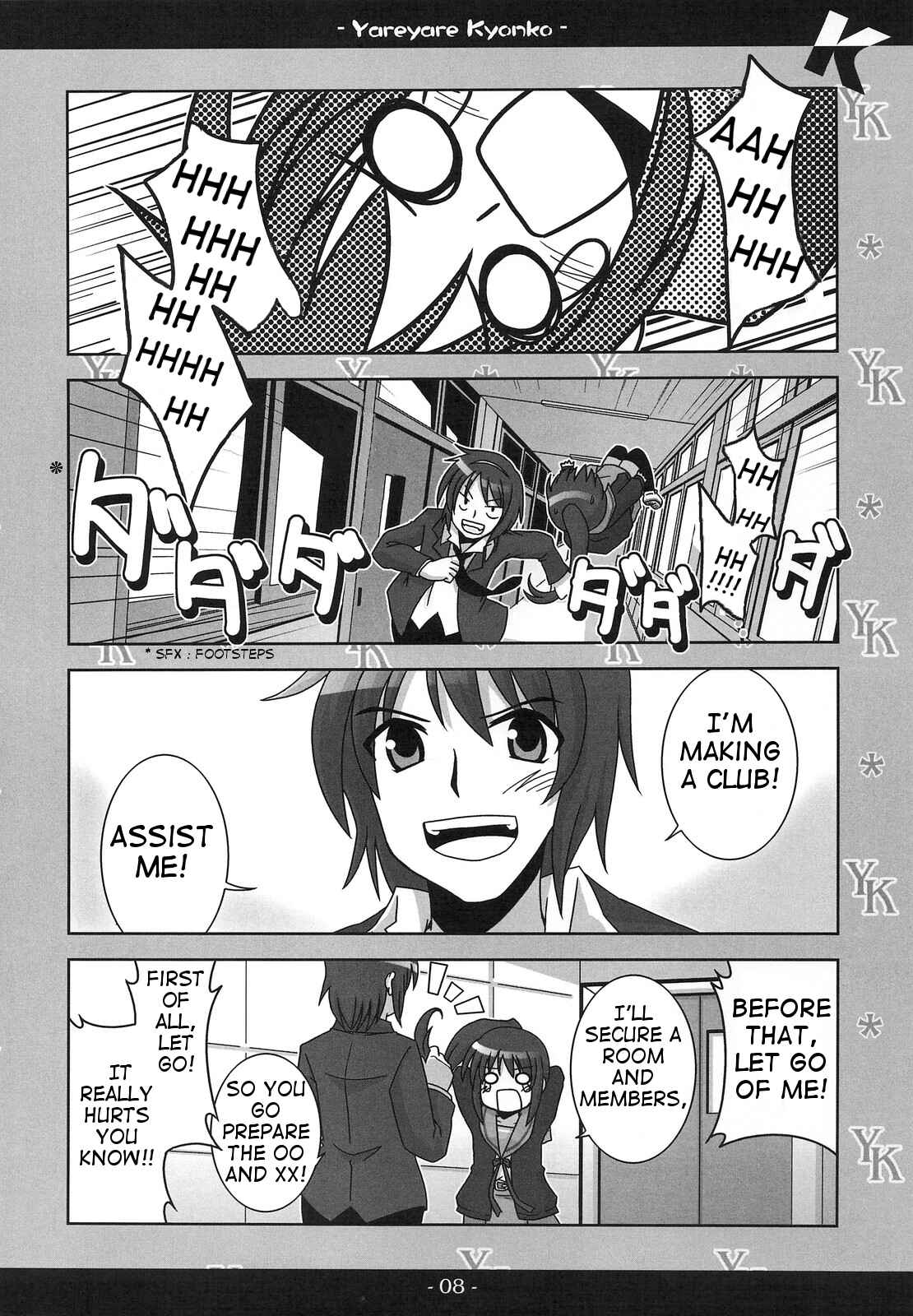 Page 7 Chapter 1 Suzumiya Haruhi no Yuuutsu - Yareyare Kyonko (Doujinshi)