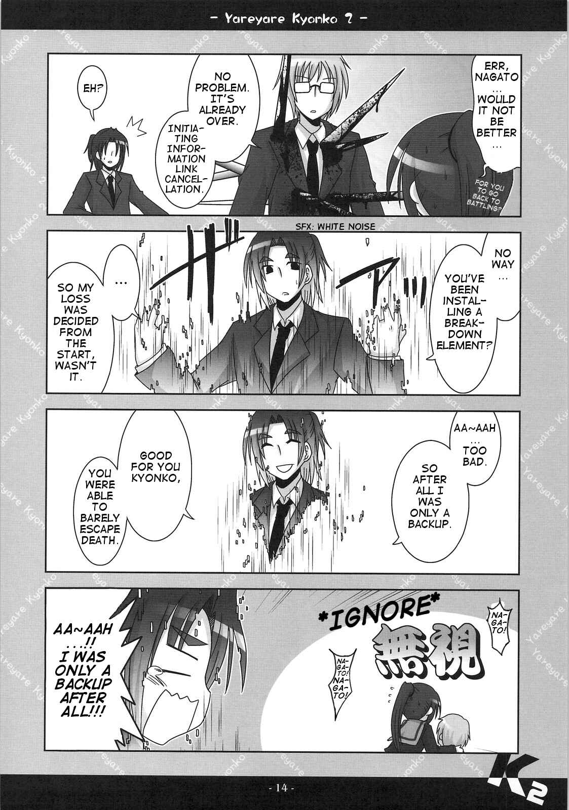 Page 13 Chapter 2 Suzumiya Haruhi no Yuuutsu - Yareyare Kyonko (Doujinshi)