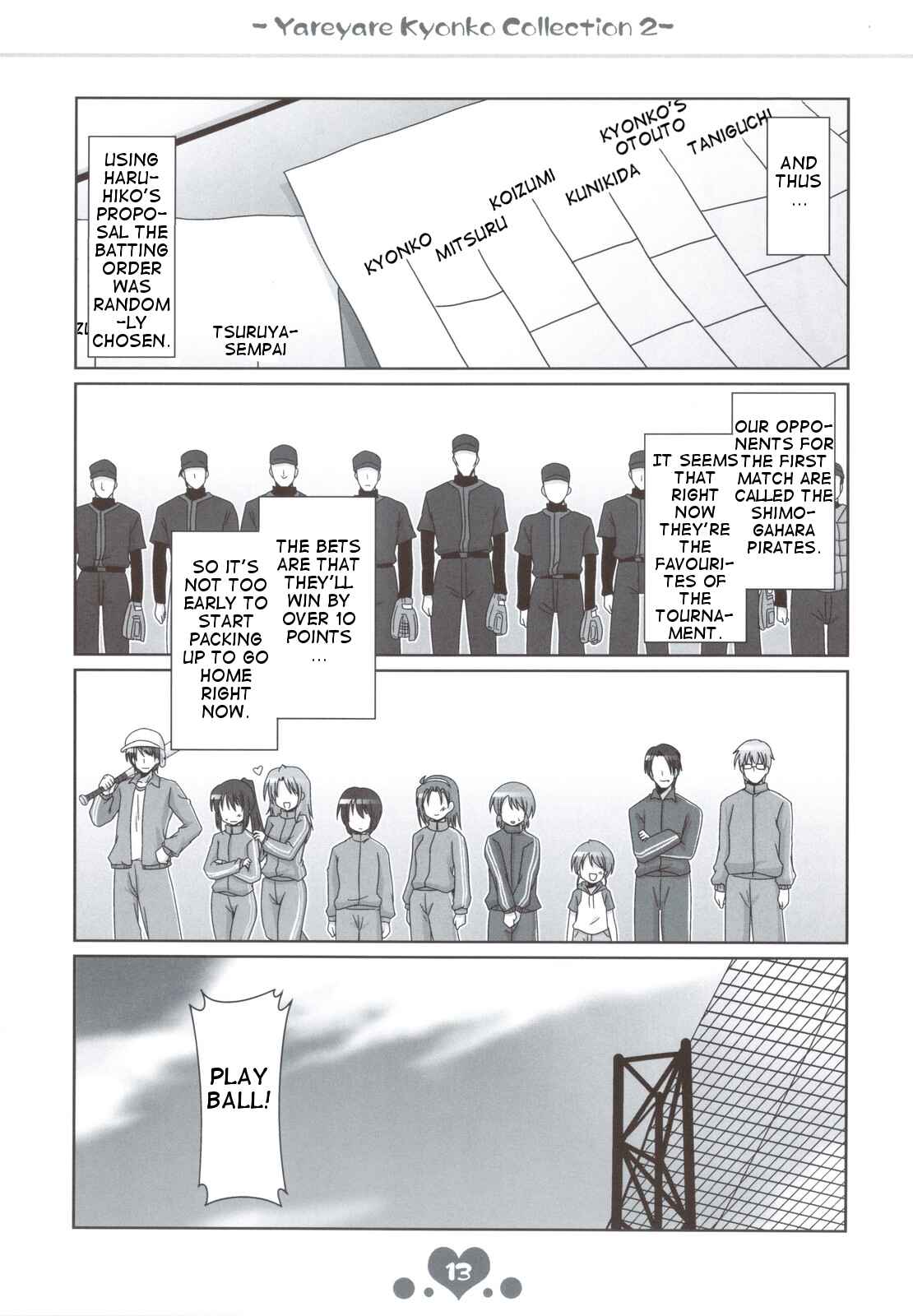 Page 13 Chapter 4 Suzumiya Haruhi no Yuuutsu - Yareyare Kyonko (Doujinshi)