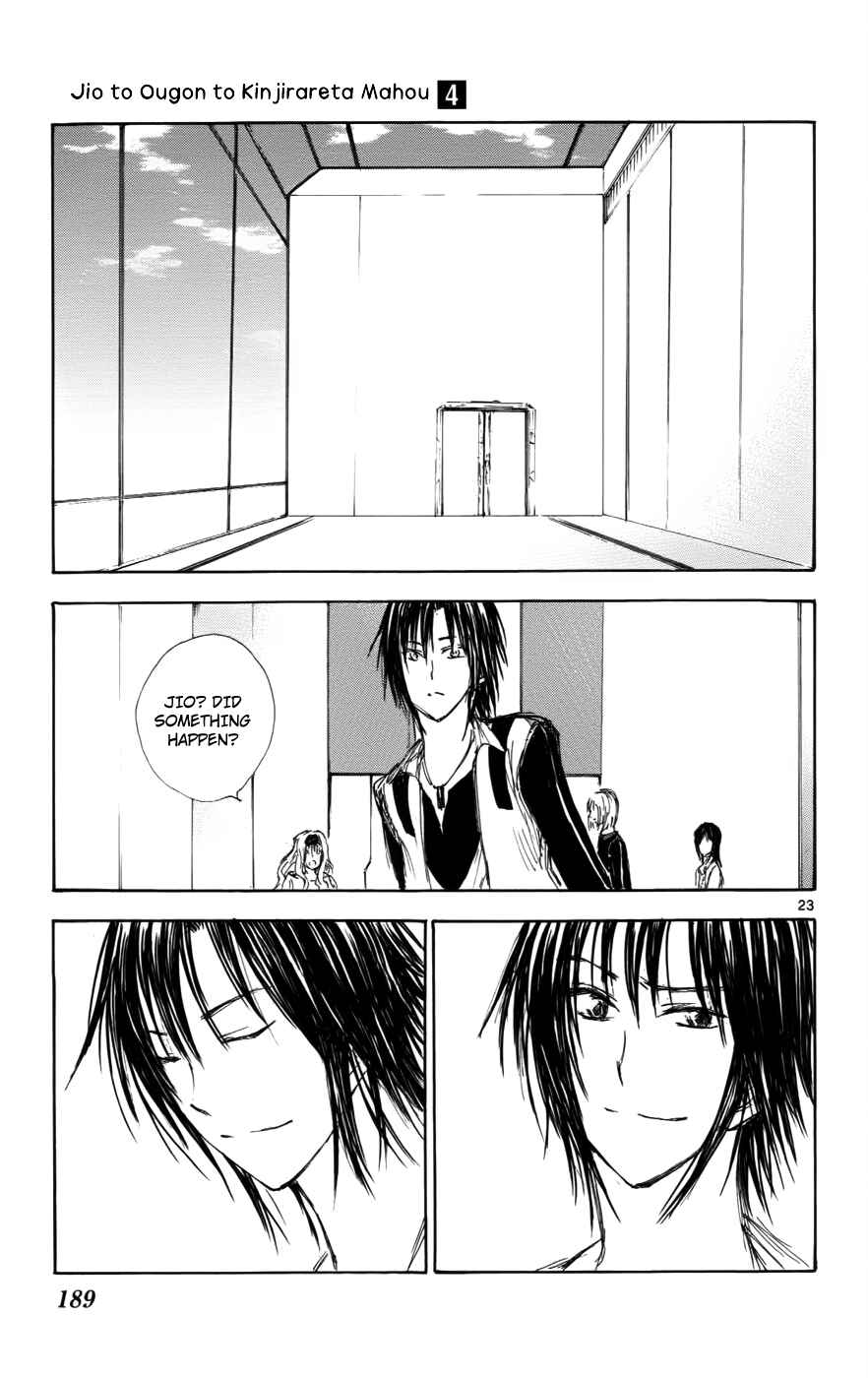 Page 23 Chapter 34 Jio to Ougon to Kinjirareta Mahou