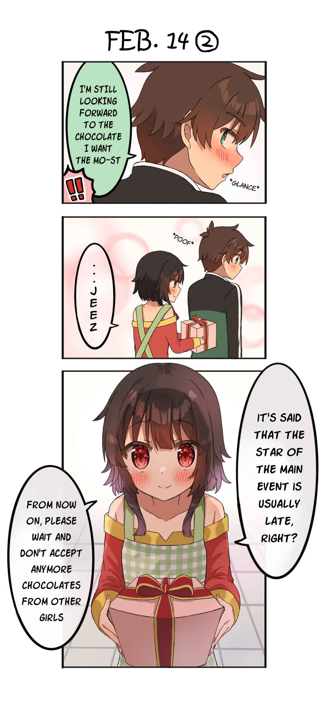 Page 2 Chapter Unknown_9e63 Kono Subarashii Sekai ni Shukufuku wo! - Valentines Day 2024 (Doujinshi)