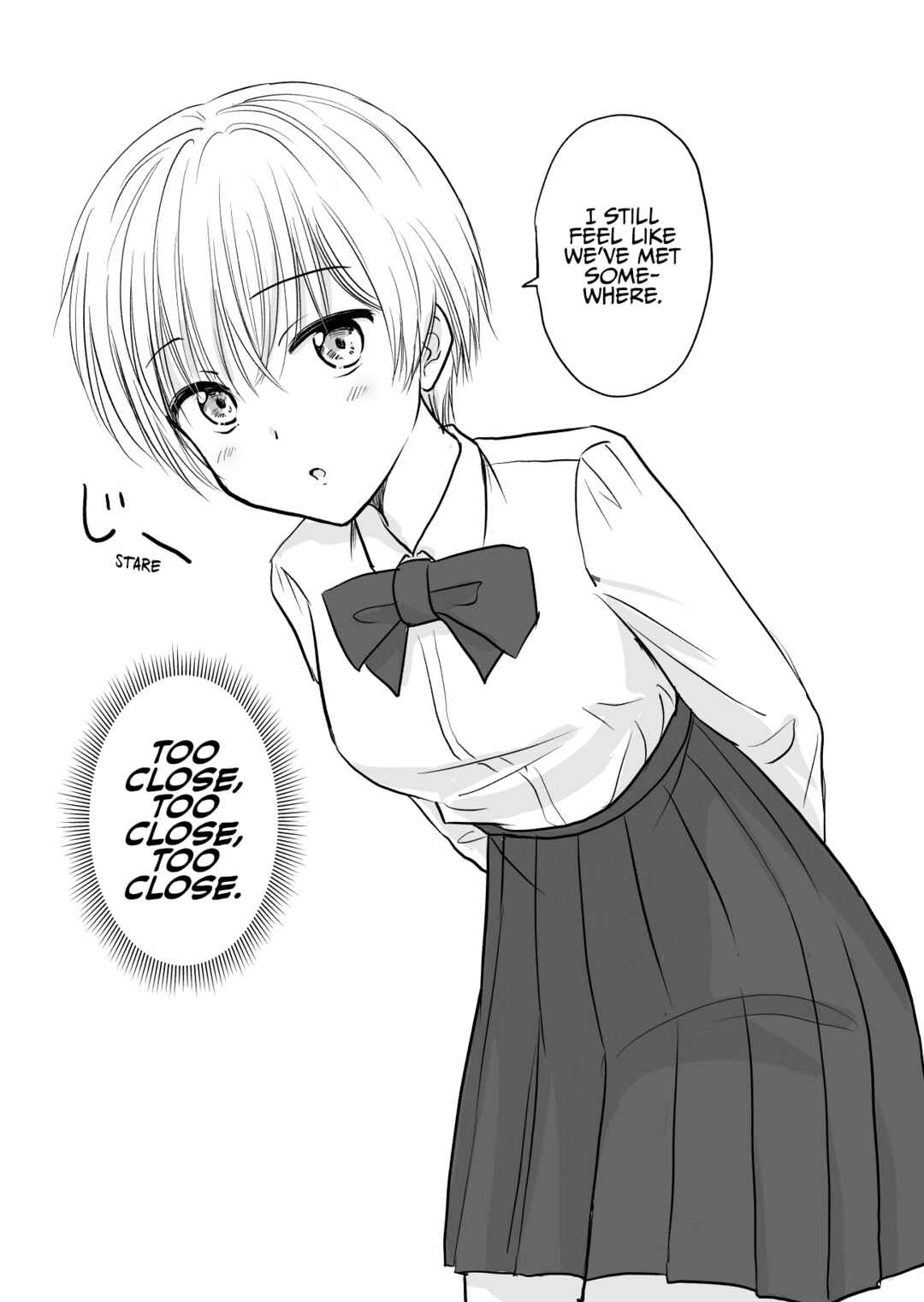 Page 1 Chapter 1.5 The Charismatic Cat Café Manager (who dresses as a guy) and the Frequent Customer (who dresses as a) Lady