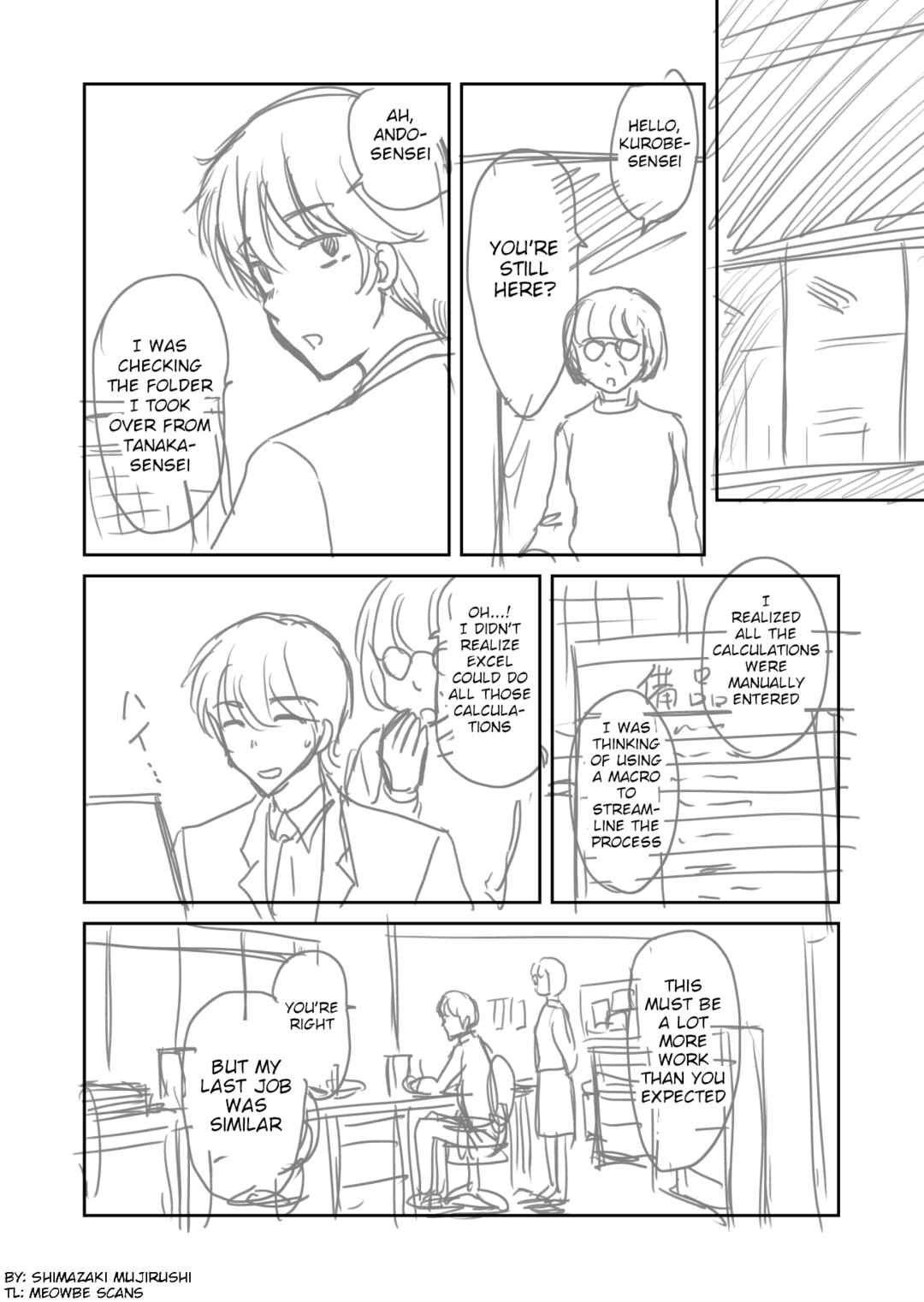 Page 5 Chapter 2 The Charismatic Cat Café Manager (who dresses as a guy) and the Frequent Customer (who dresses as a) Lady