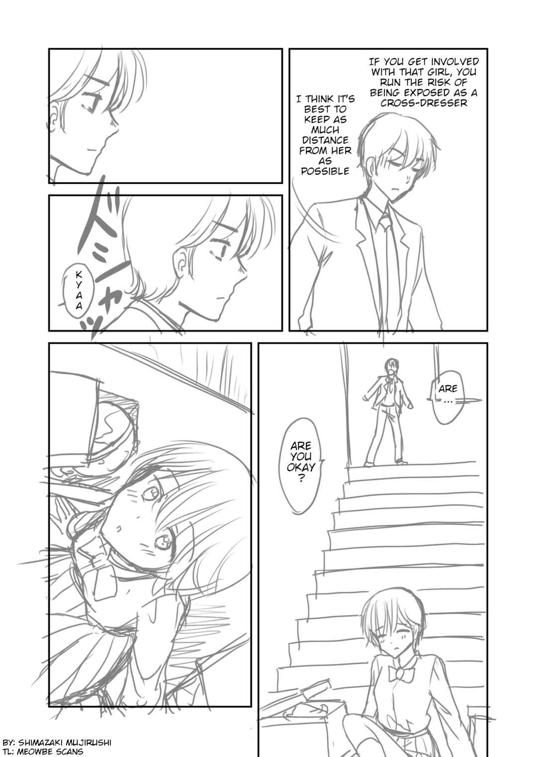 Page 9 Chapter 2 The Charismatic Cat Café Manager (who dresses as a guy) and the Frequent Customer (who dresses as a) Lady