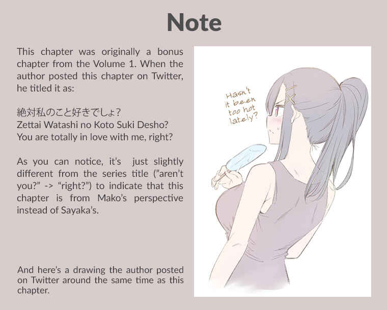 Page 6 Chapter 6.5 Zettai Watashi no Koto Suki Daro