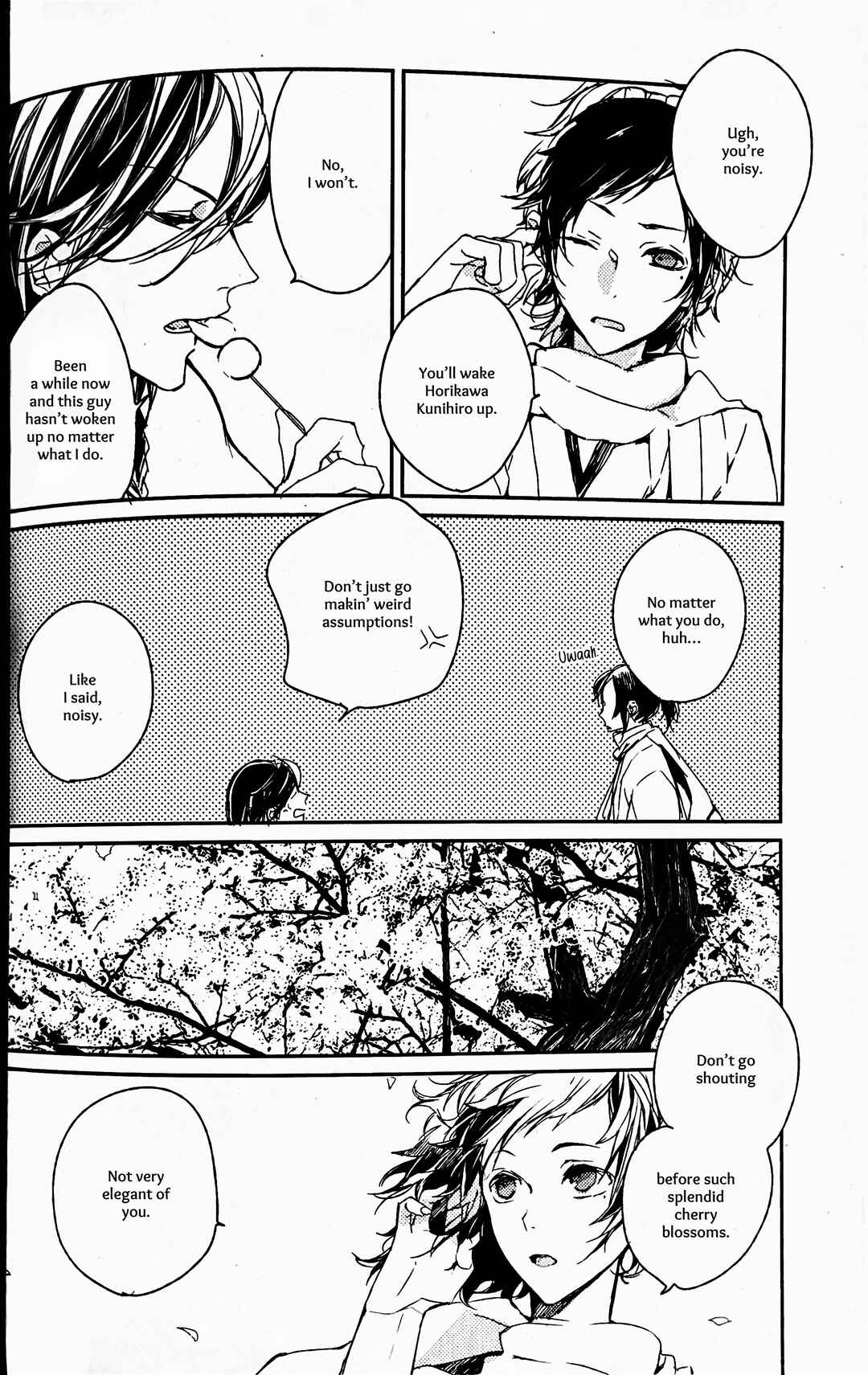 Page 37 Chapter Unknown_2687 Touken Ranbu - Yuukan Yashiki: Hanadoki (Doujinshi)